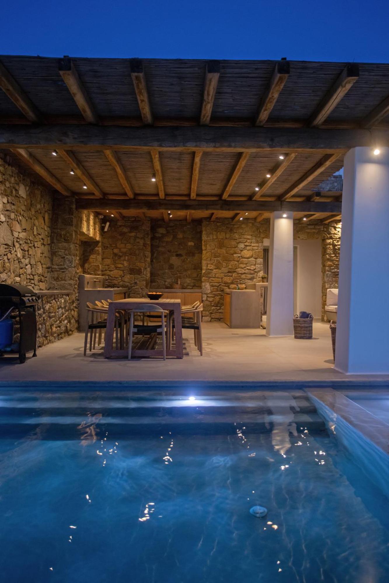 Villa Aura Seaview Sunset Pool W Night Security Guard - Six Bedrooms