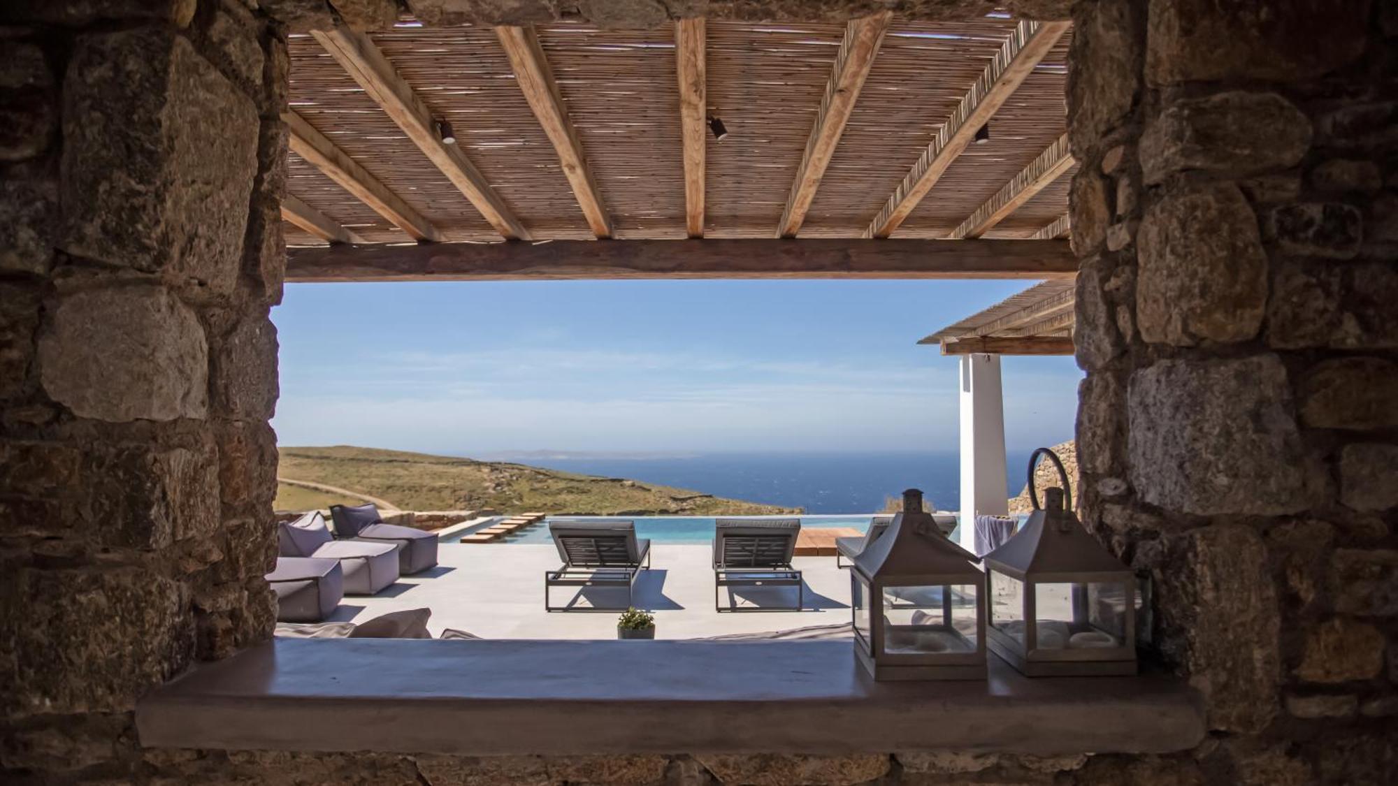 Villa Aura Seaview Sunset Pool W Night Security Guard - Six Bedrooms