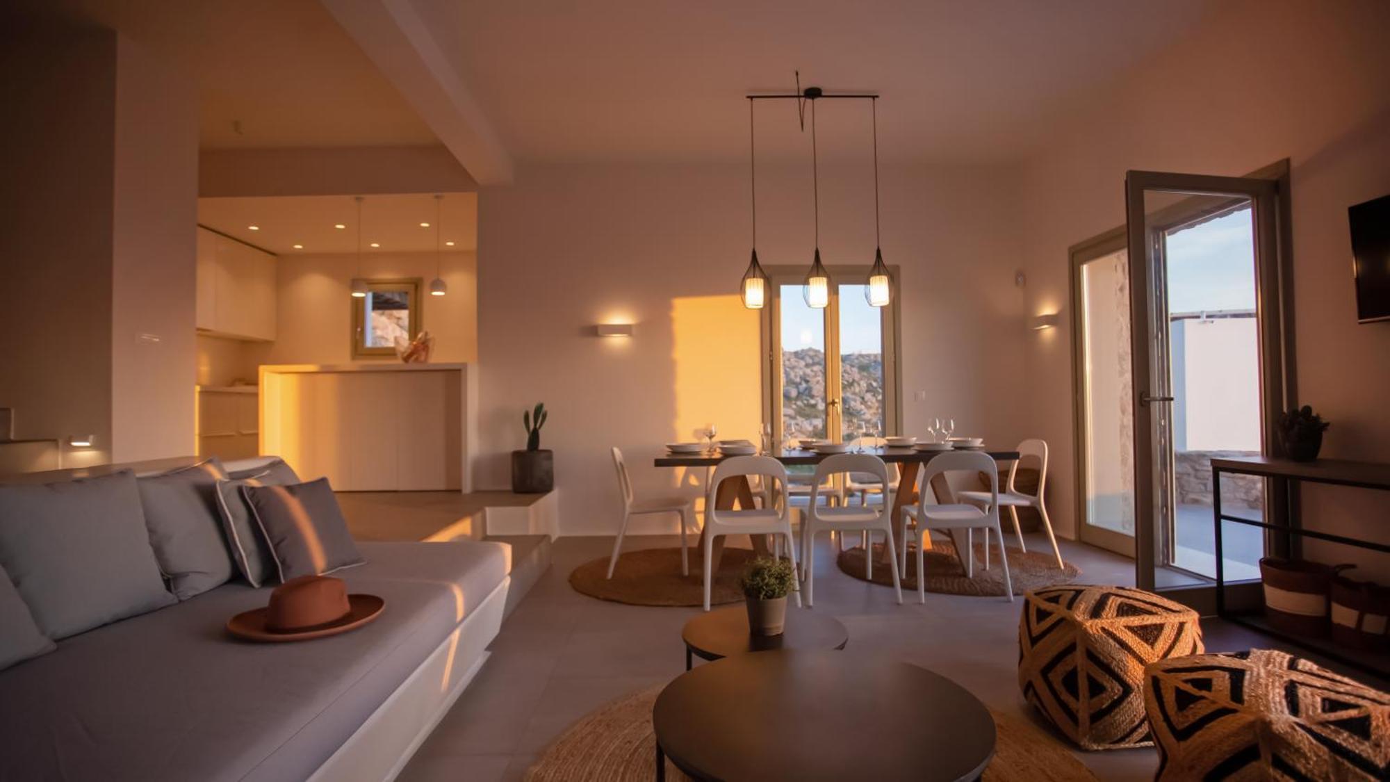 Aura Seaview Sunset Pool W Night Security Guard - Six Bedrooms Fanari (Mykonos)