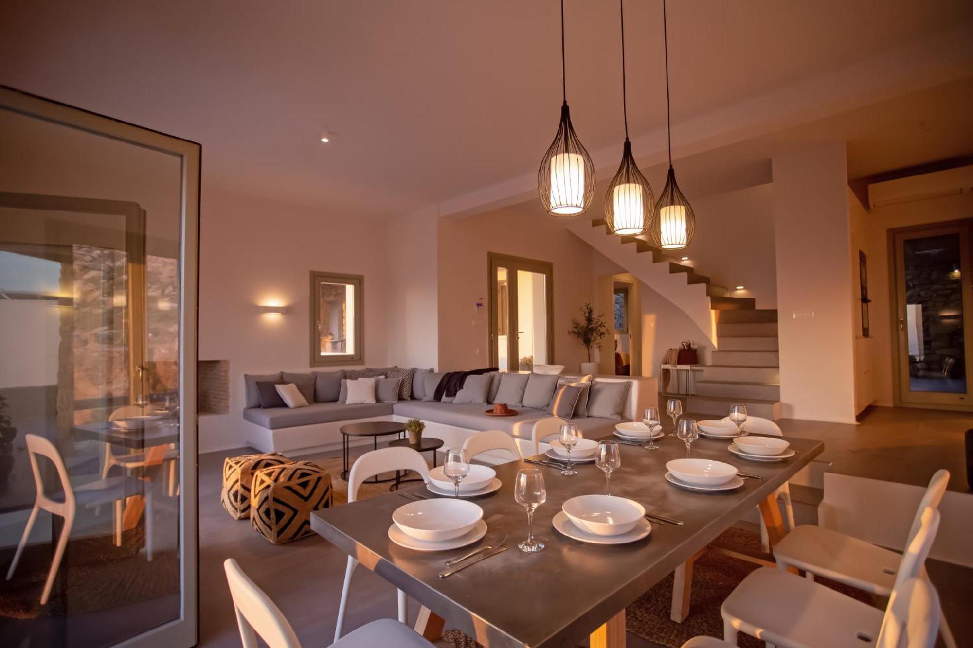 Villa Aura Seaview Sunset Pool W Night Security Guard - Six Bedrooms Fanari (Mykonos)