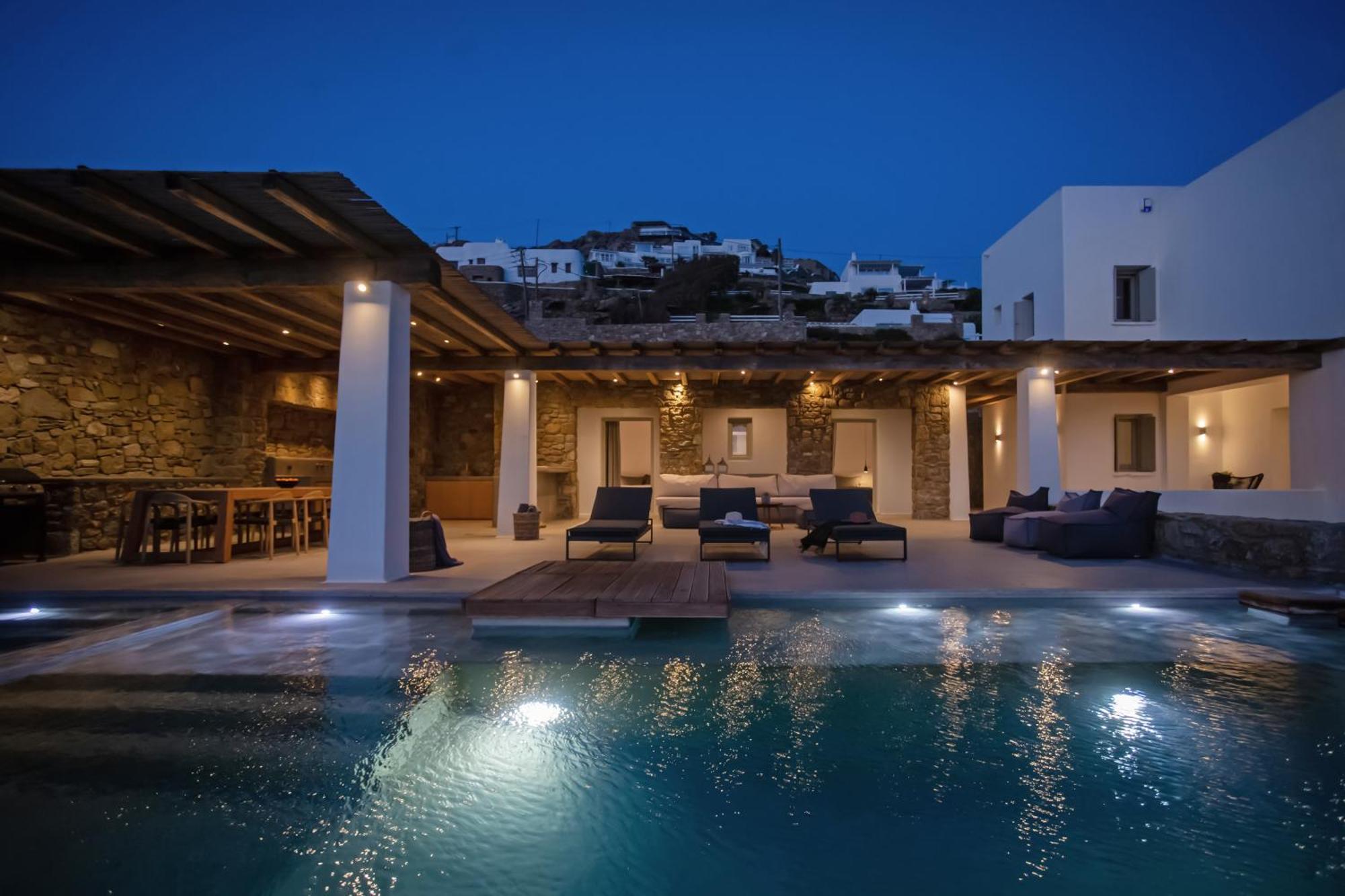 Aura Seaview Sunset Pool W Night Security Guard - Six Bedrooms Villa