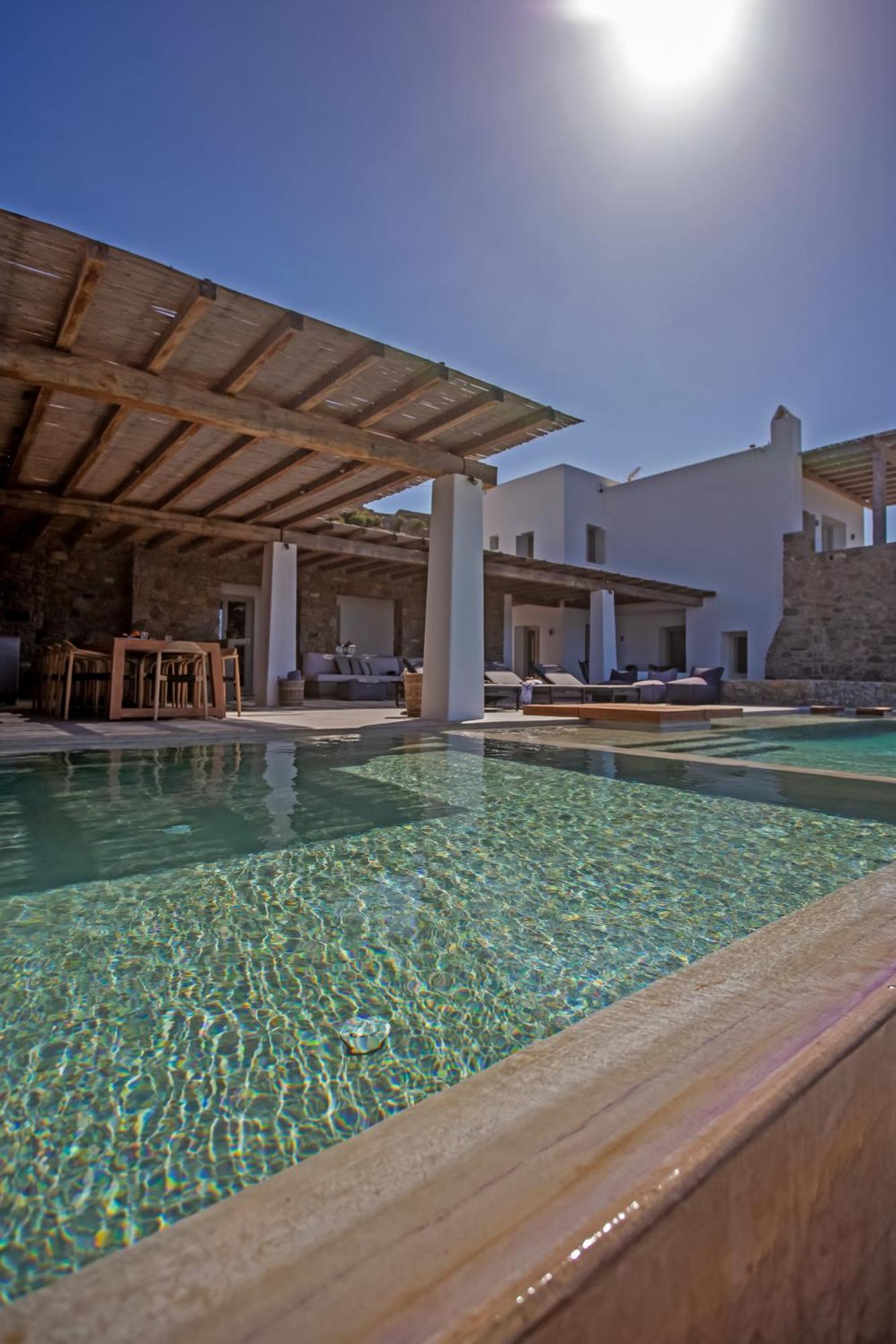 Villa Aura Seaview Sunset Pool W Night Security Guard - Six Bedrooms *