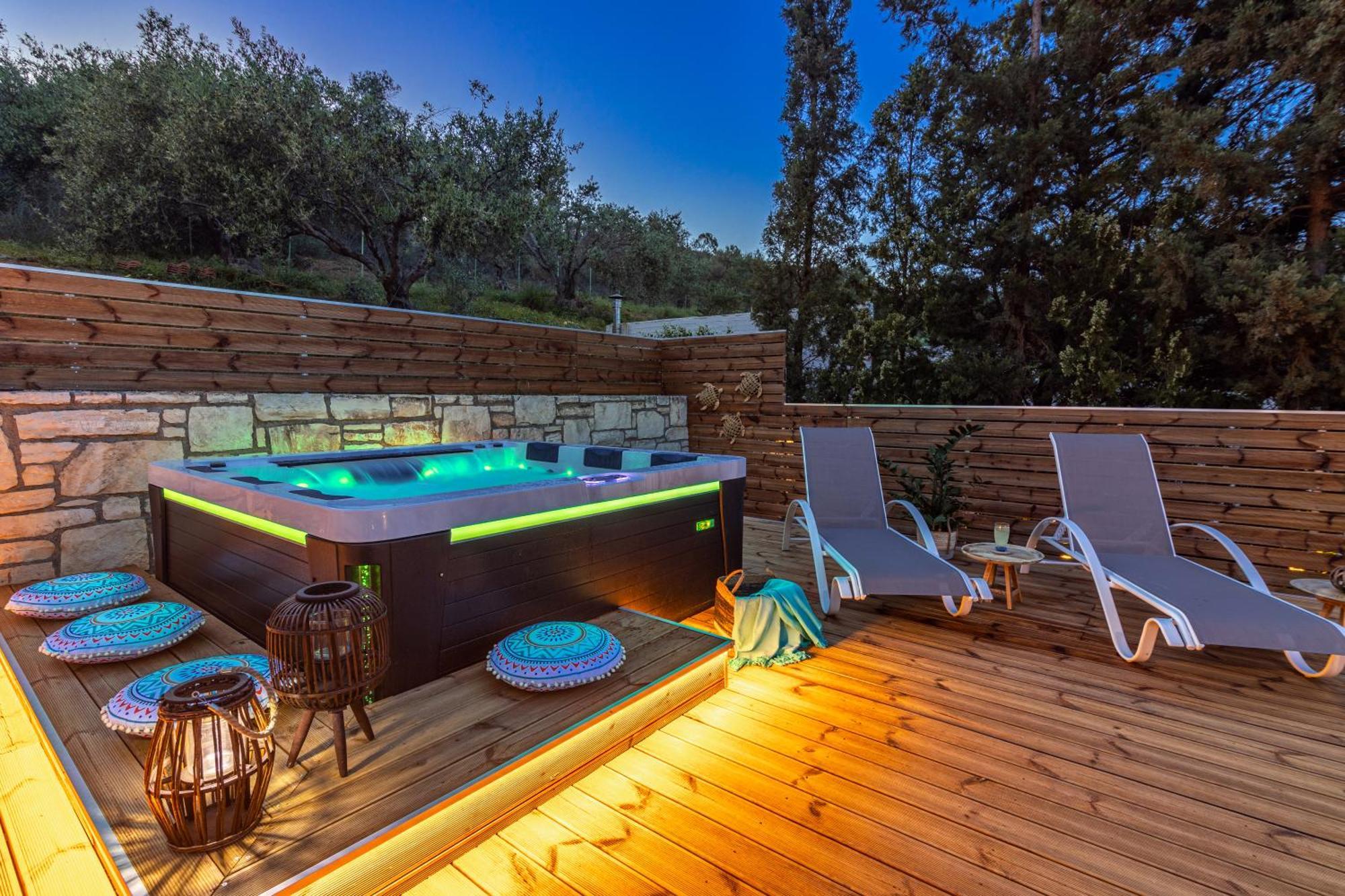Apartment Albore Imblue, Jacuzzi Bliss In Countryside Escapes Palaiokastro (Crete)