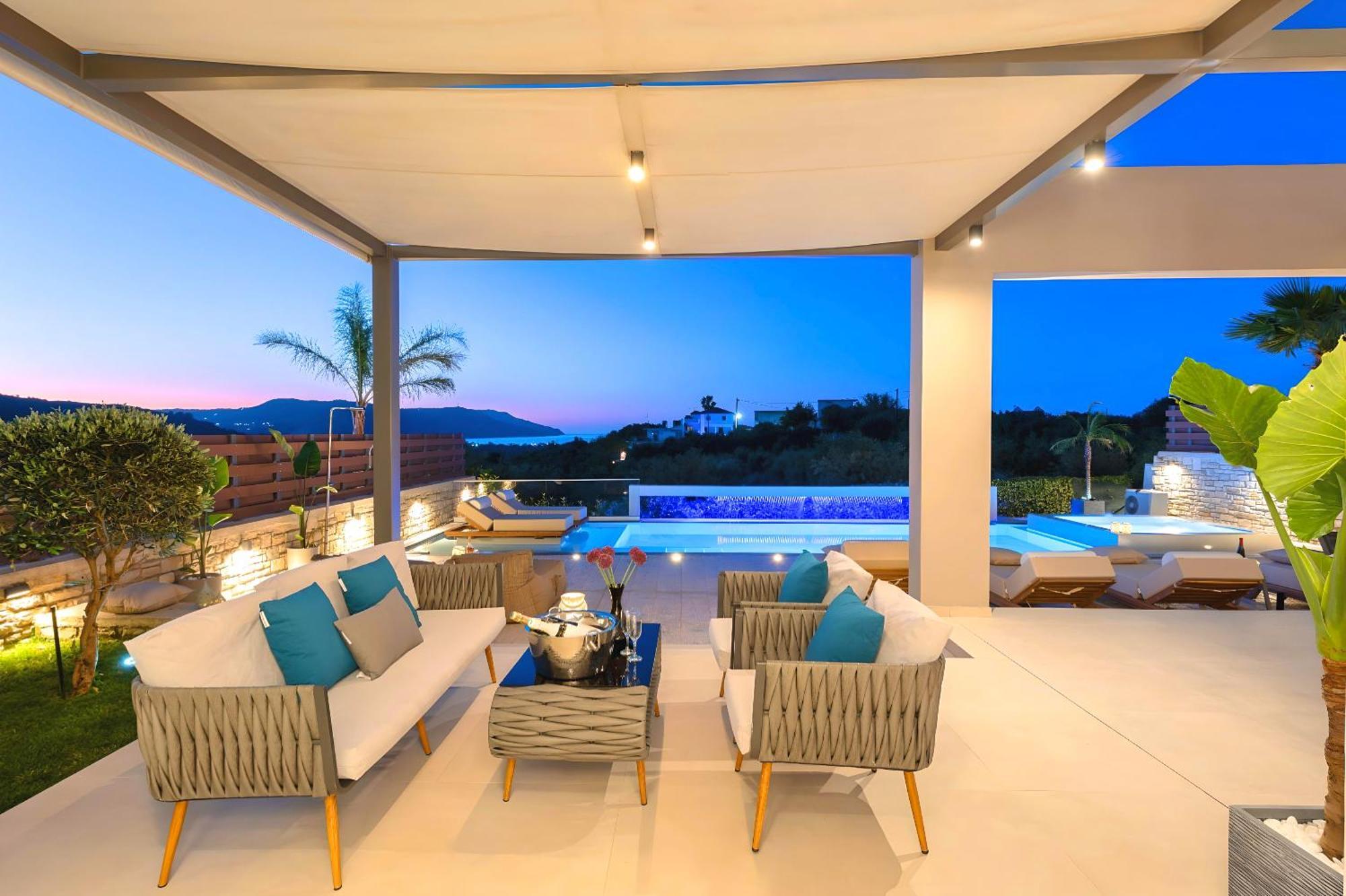 Minoas Heated Pool Villa Kournas