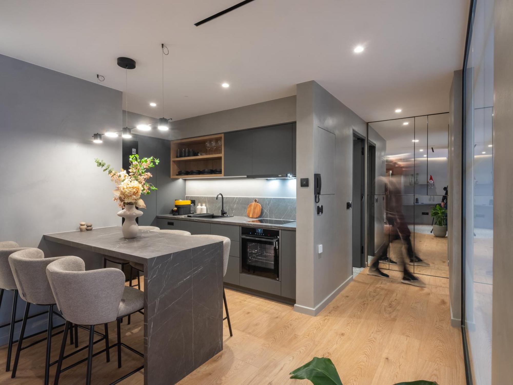 Space Row Design Living Apartment *