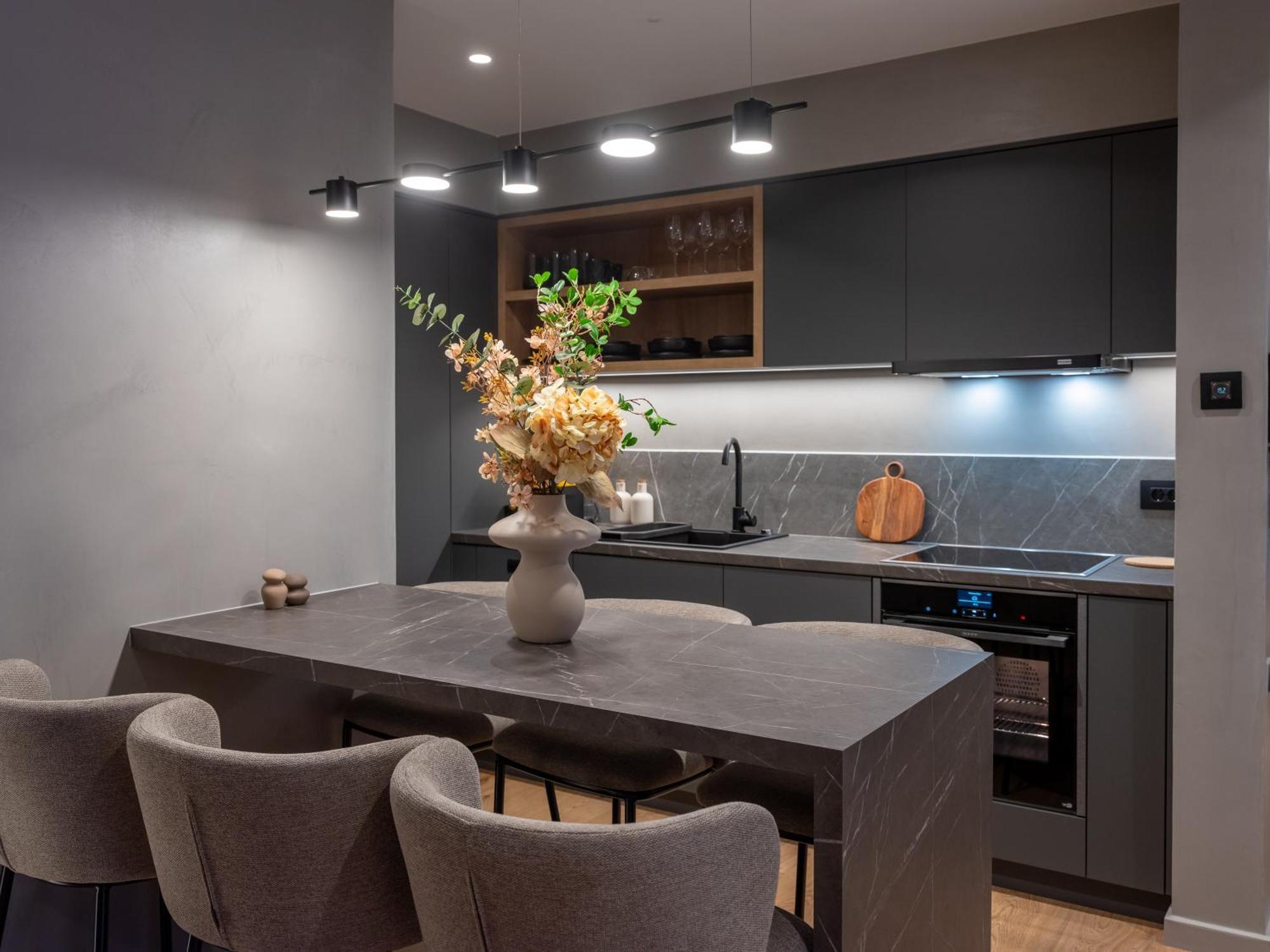 Apartment Space Row Design Living