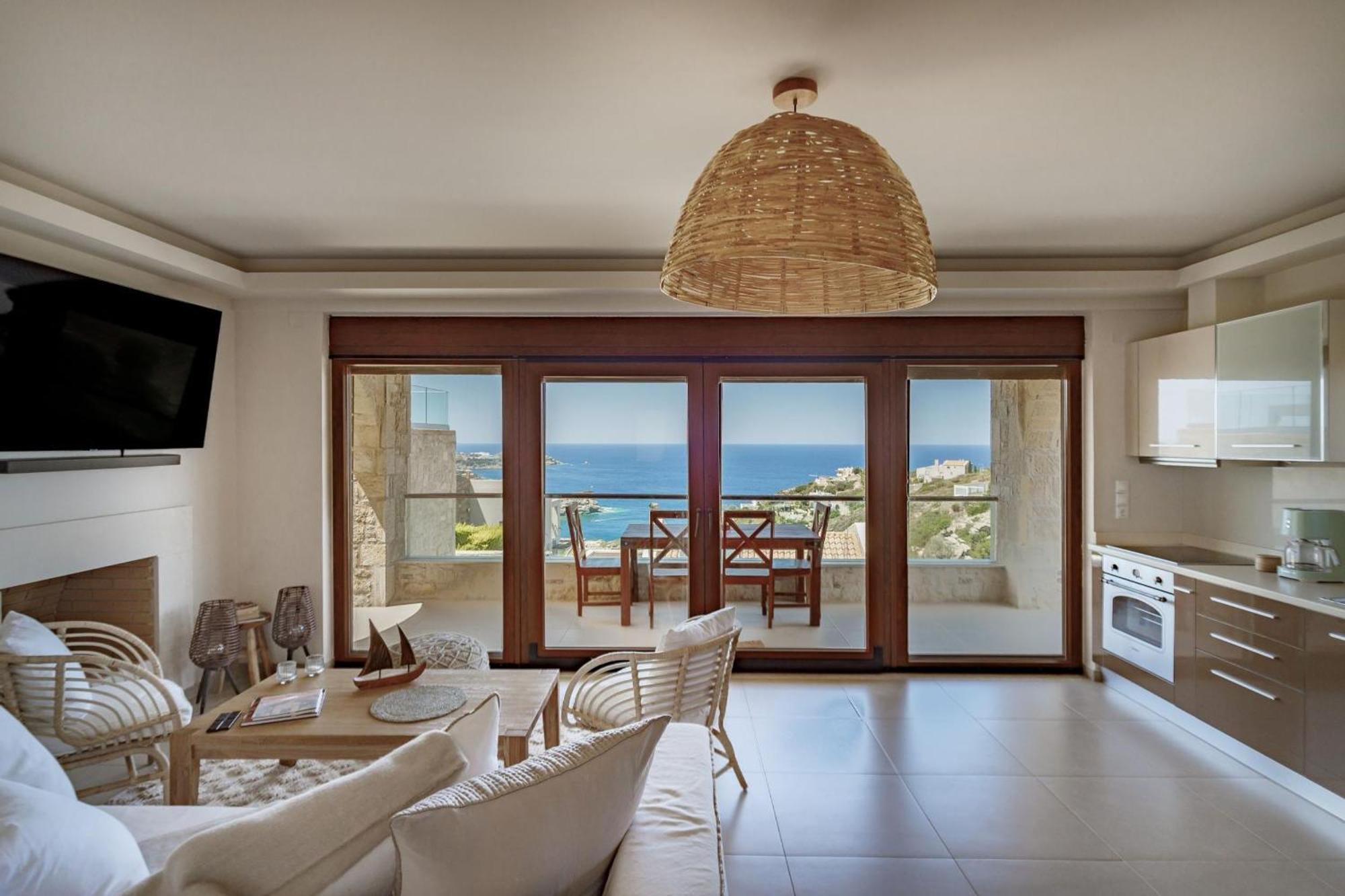Europa In Crete With Pool Amazing Seaview