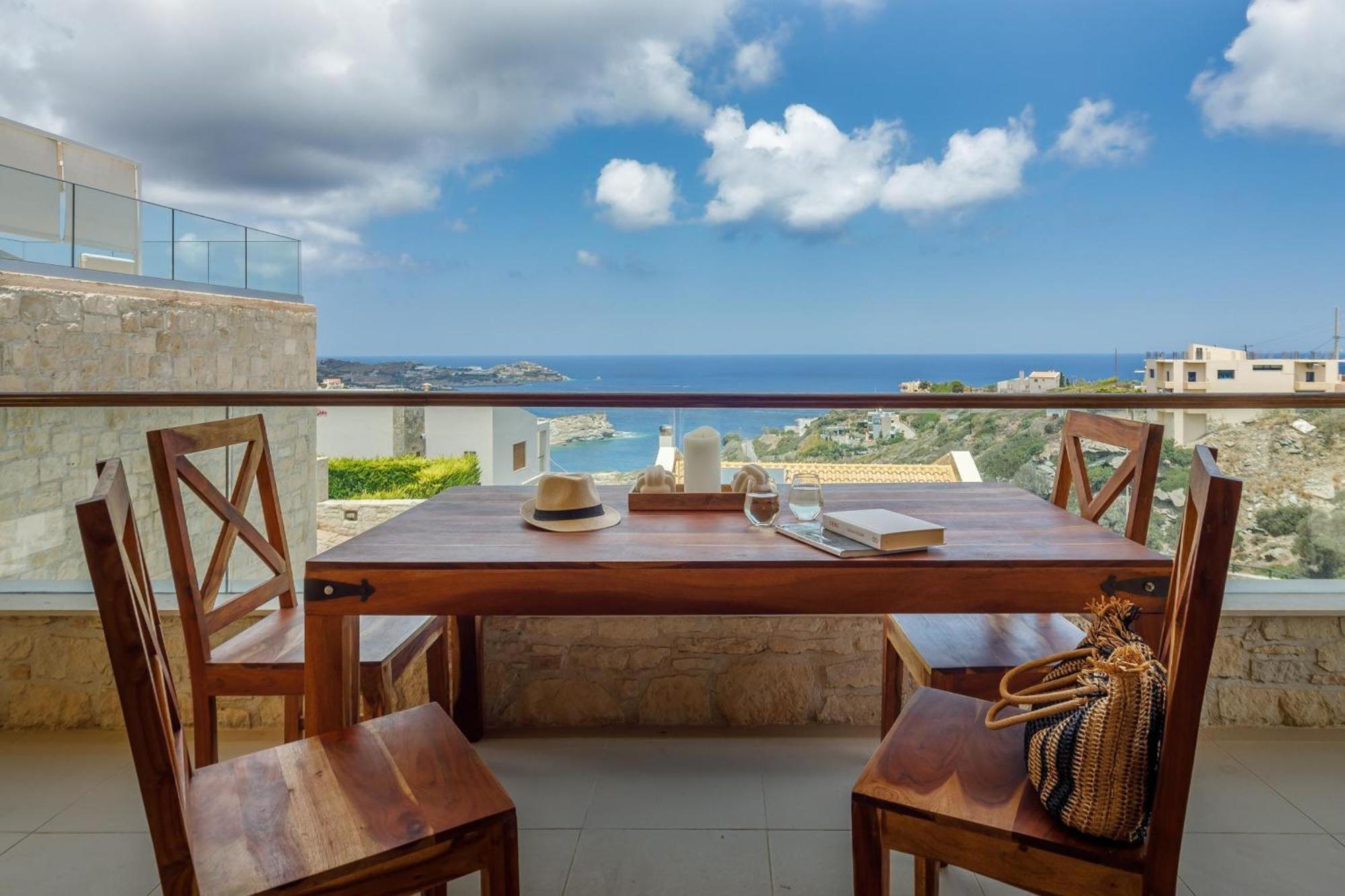 Europa In Crete With Pool Amazing Seaview *