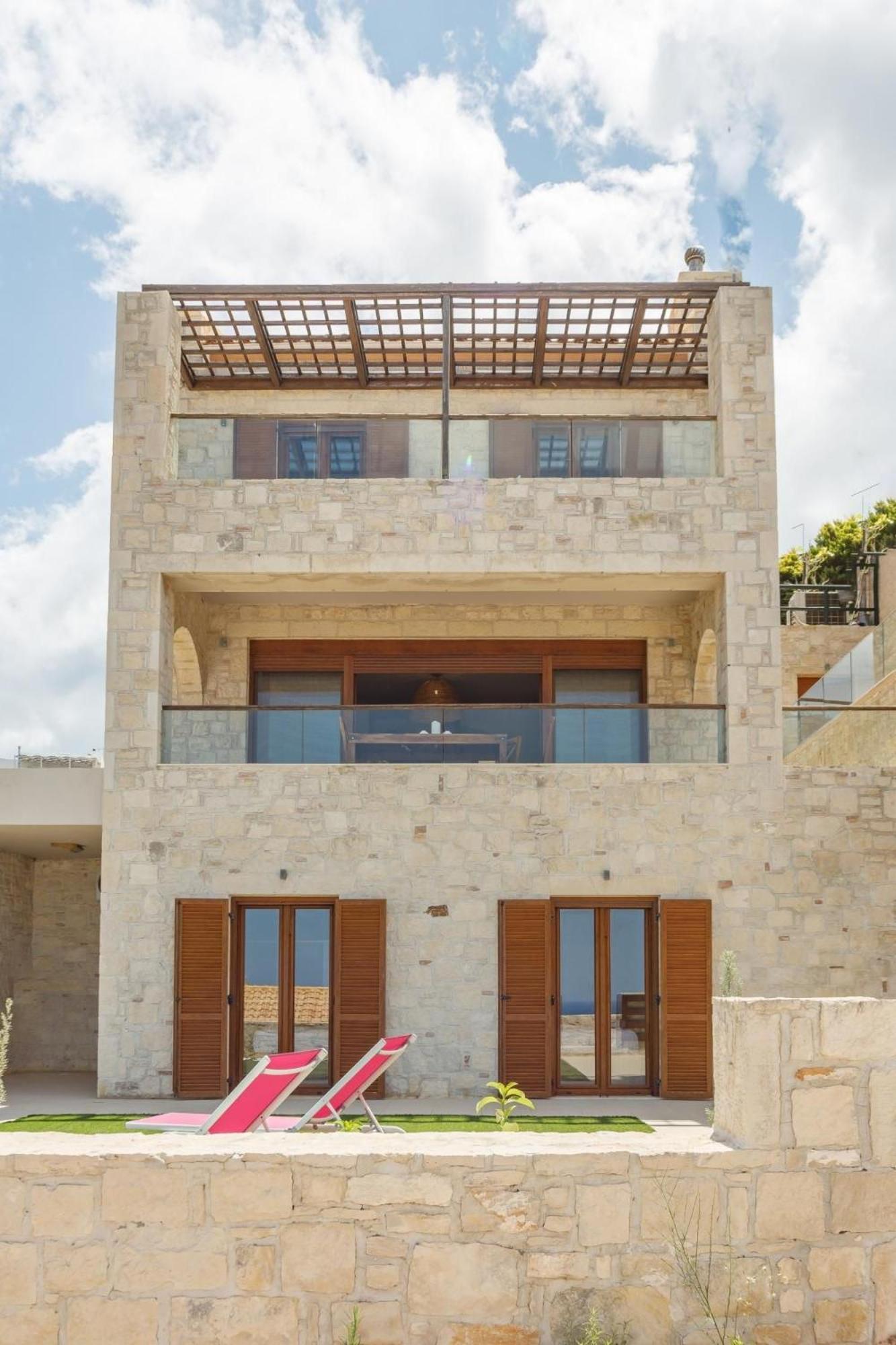 Europa In Crete With Pool Amazing Seaview * Ligaria (Crete)