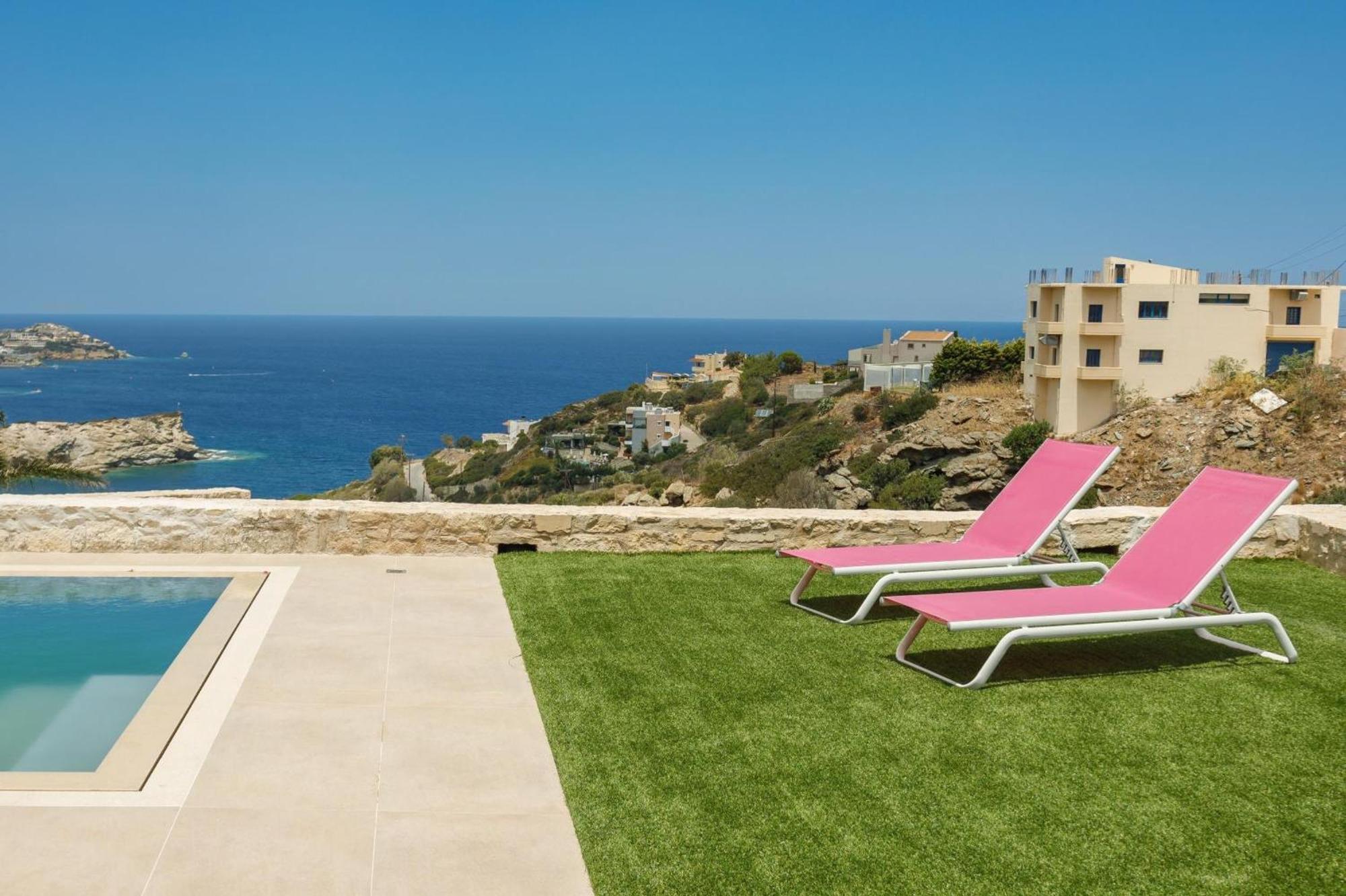Europa In Crete With Pool Amazing Seaview Villa *