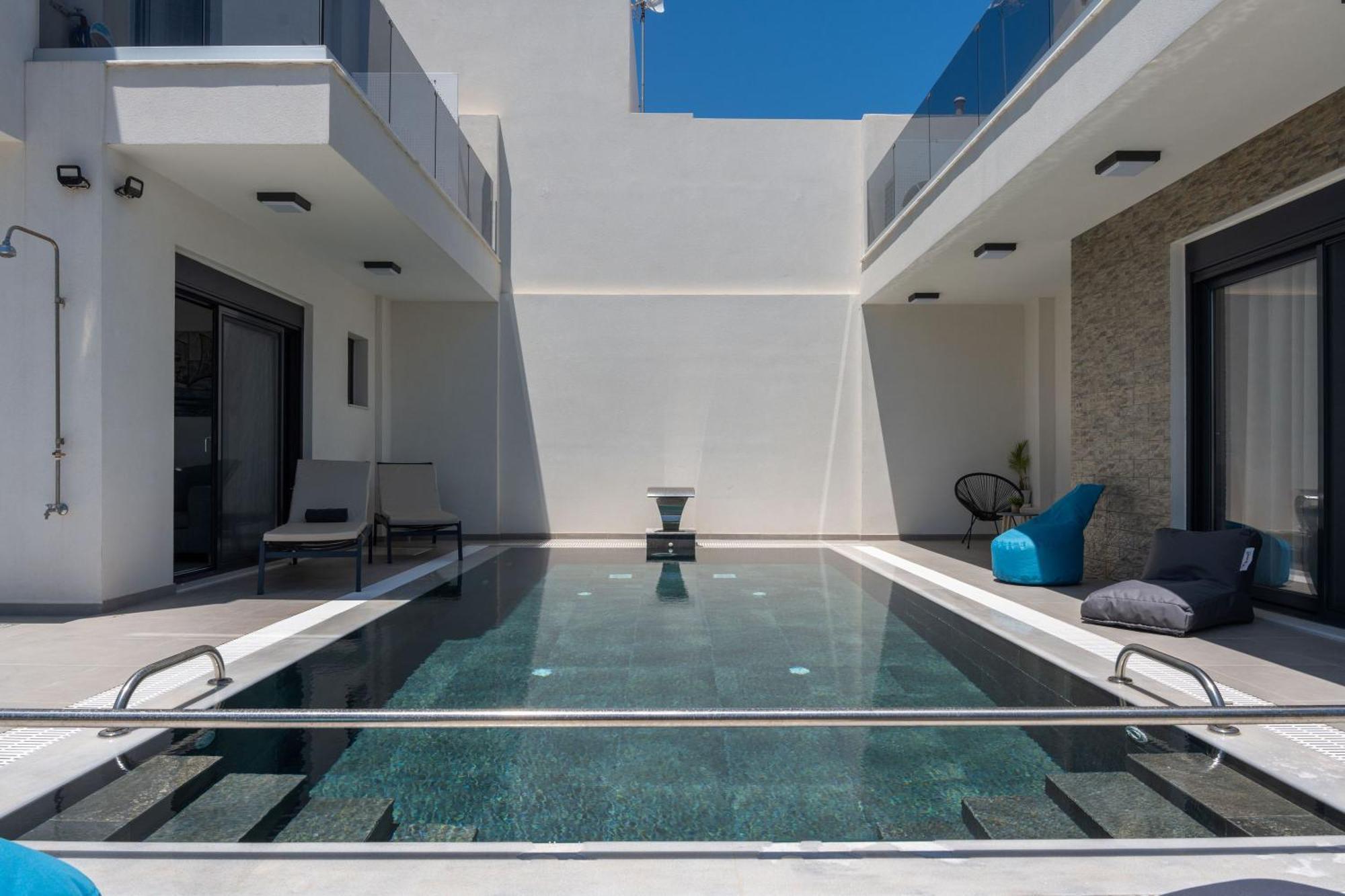 Villa Elegant And Stylish Complex In Crete Gournes Gouvon