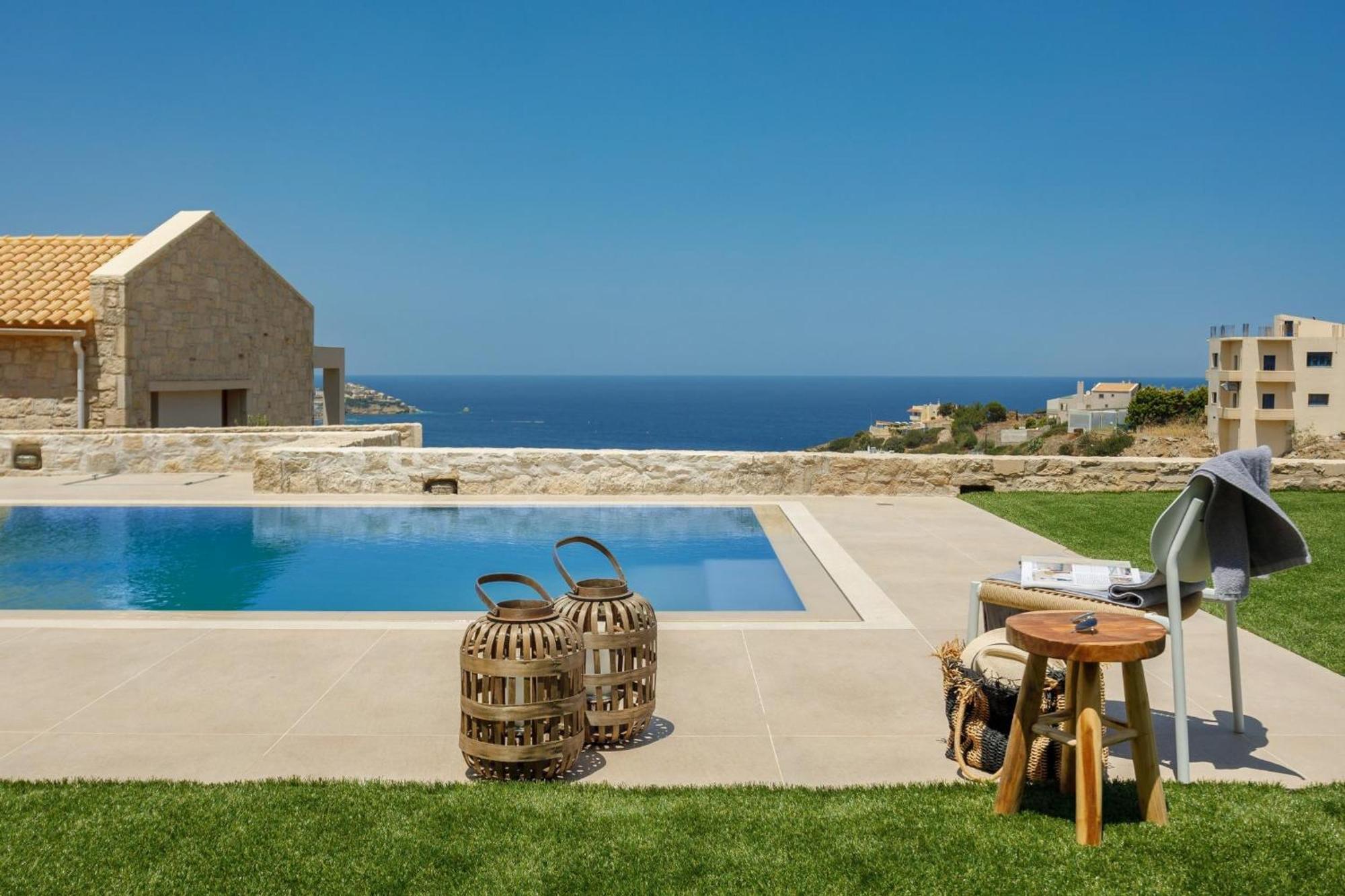 Europa In Crete With Pool Amazing Seaview Villa