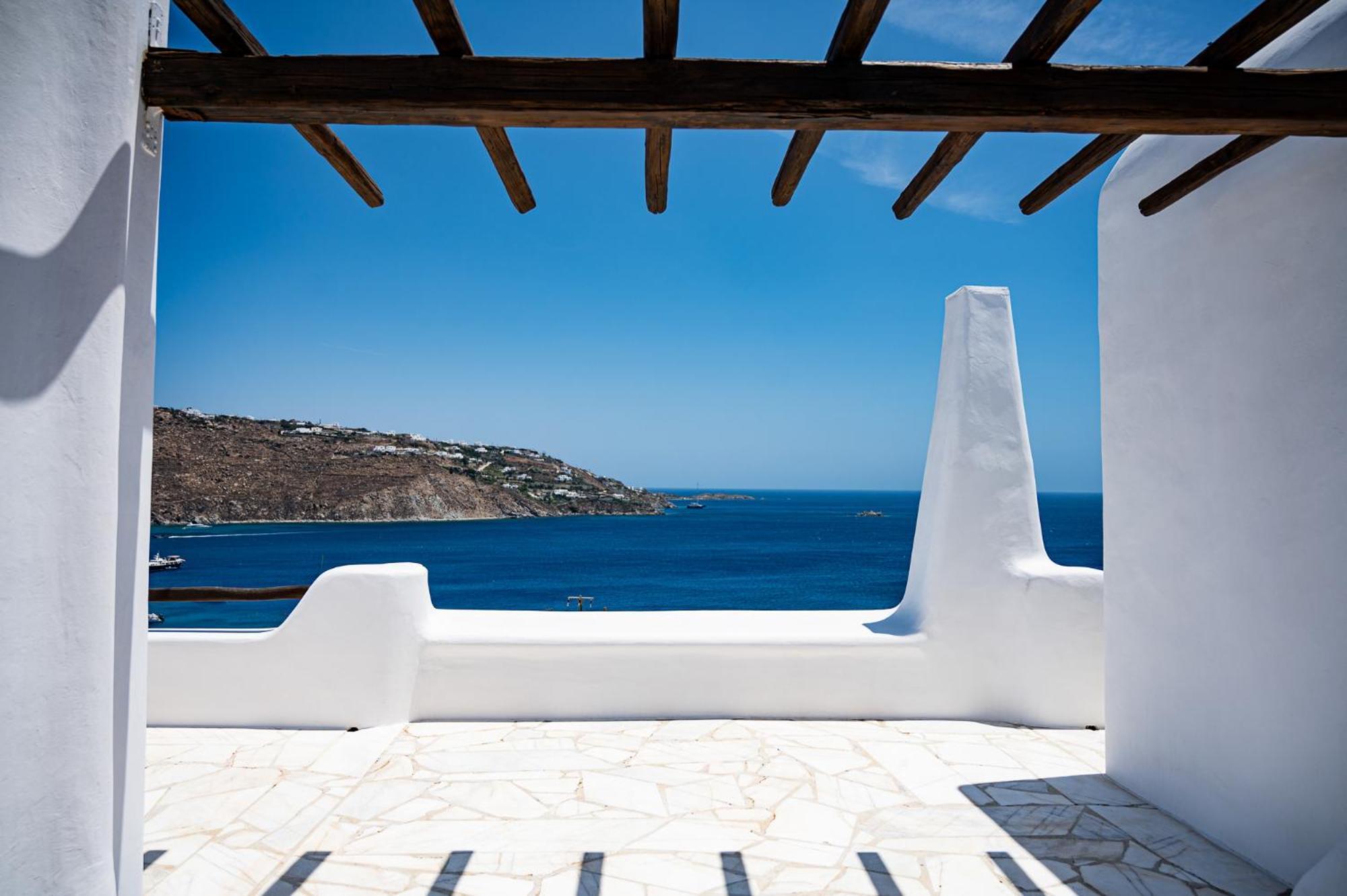 Villa Melangio Private Pool & Sunrise Views - 2024 Renovation Mykonos Town