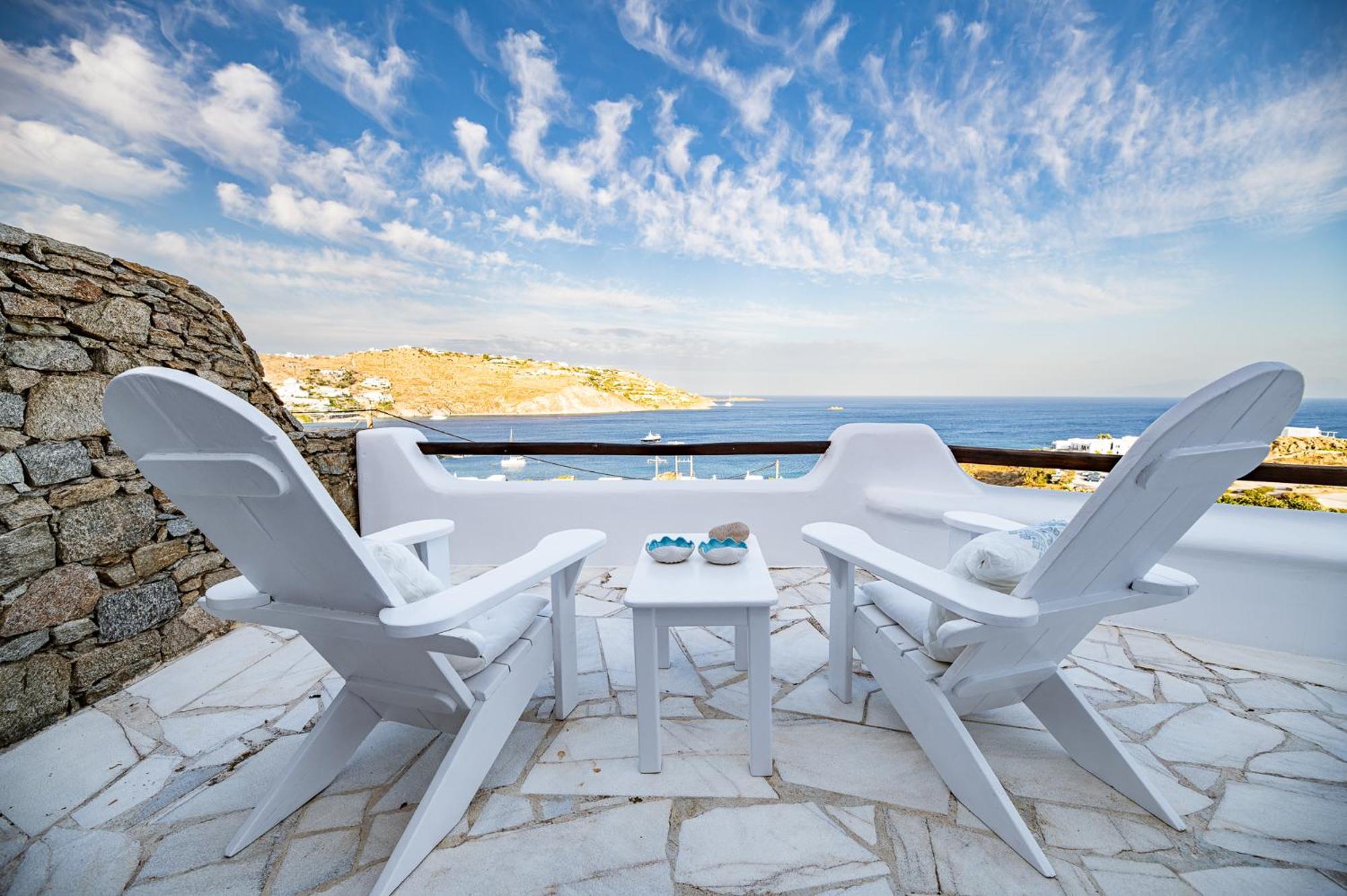 Villa Melangio Private Pool & Sunrise Views - 2024 Renovation Mykonos Town