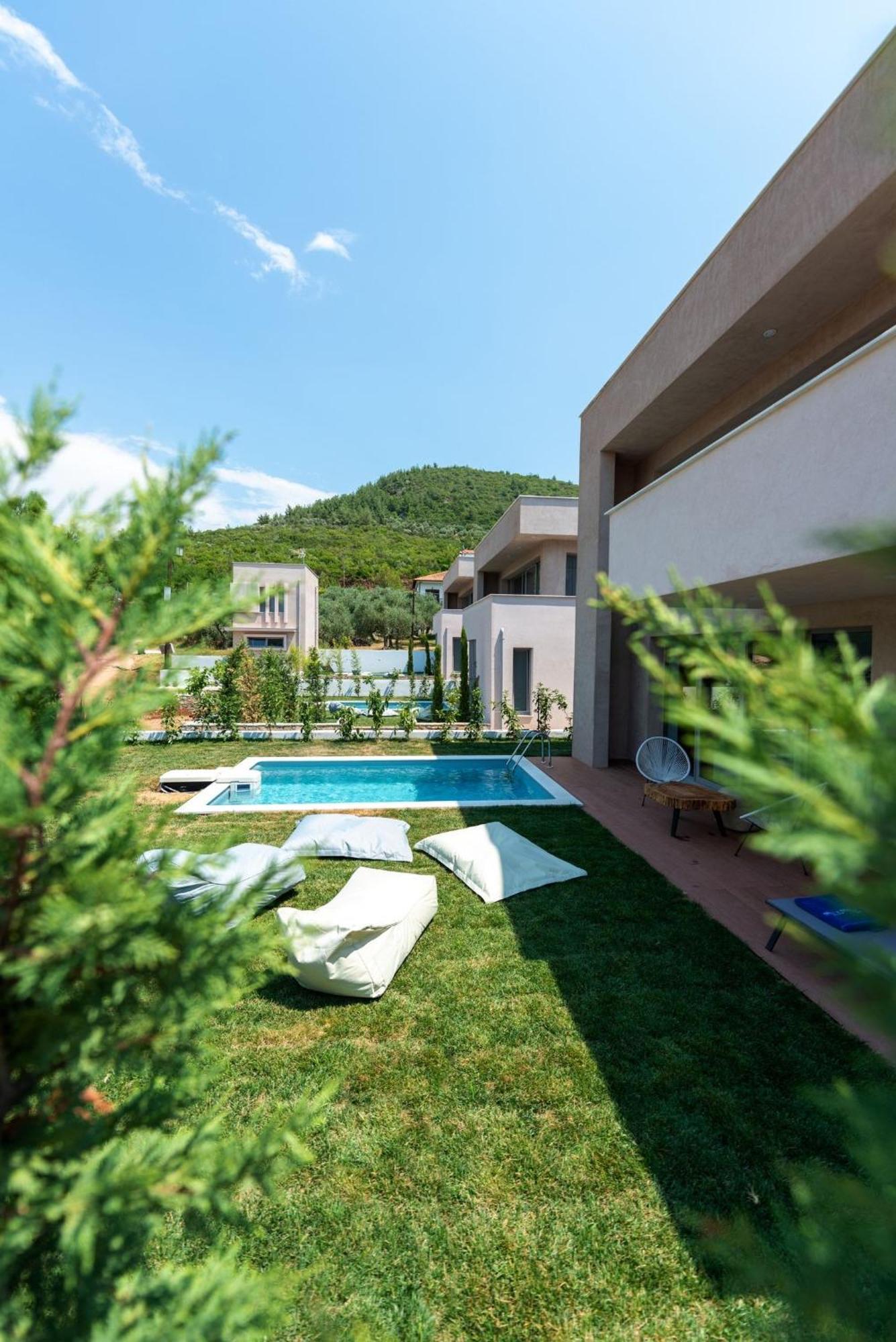 Thrilling Thasos | Morris | 4 Bedrooms | Private Outdoor Swimming Pool Surrounded By A Spacious Private Garden | Furnished Balcony And Terrace | Rachoni, Skala Rachoniou Villa Skala Rachoni (Thasos)