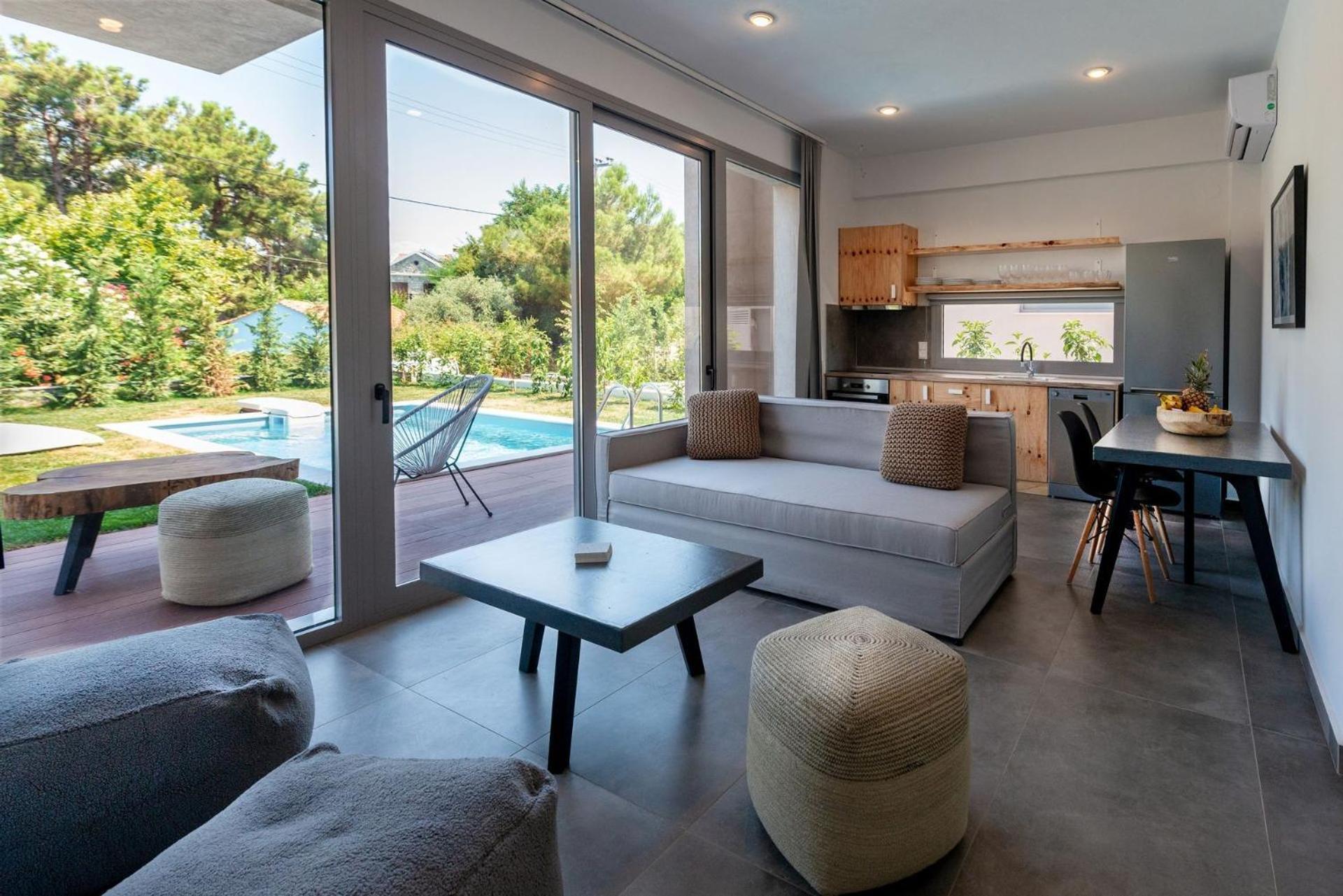 Thrilling Thasos | Morris | 4 Bedrooms | Private Outdoor Swimming Pool Surrounded By A Spacious Private Garden | Furnished Balcony And Terrace | Rachoni, Skala Rachoniou *
