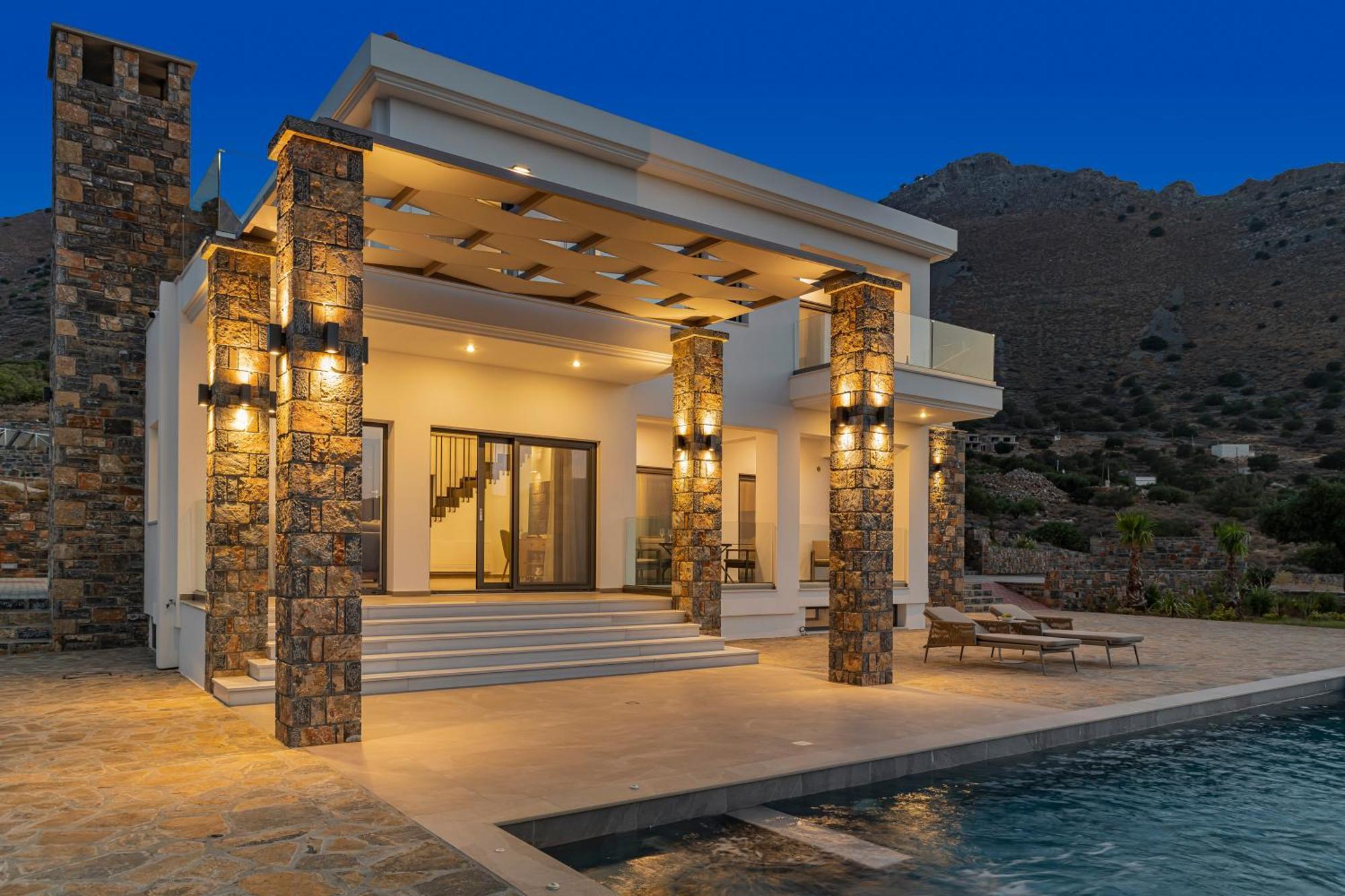 Sole Mare Luxury With Sea View & Private Pool In Elounda (Crete)