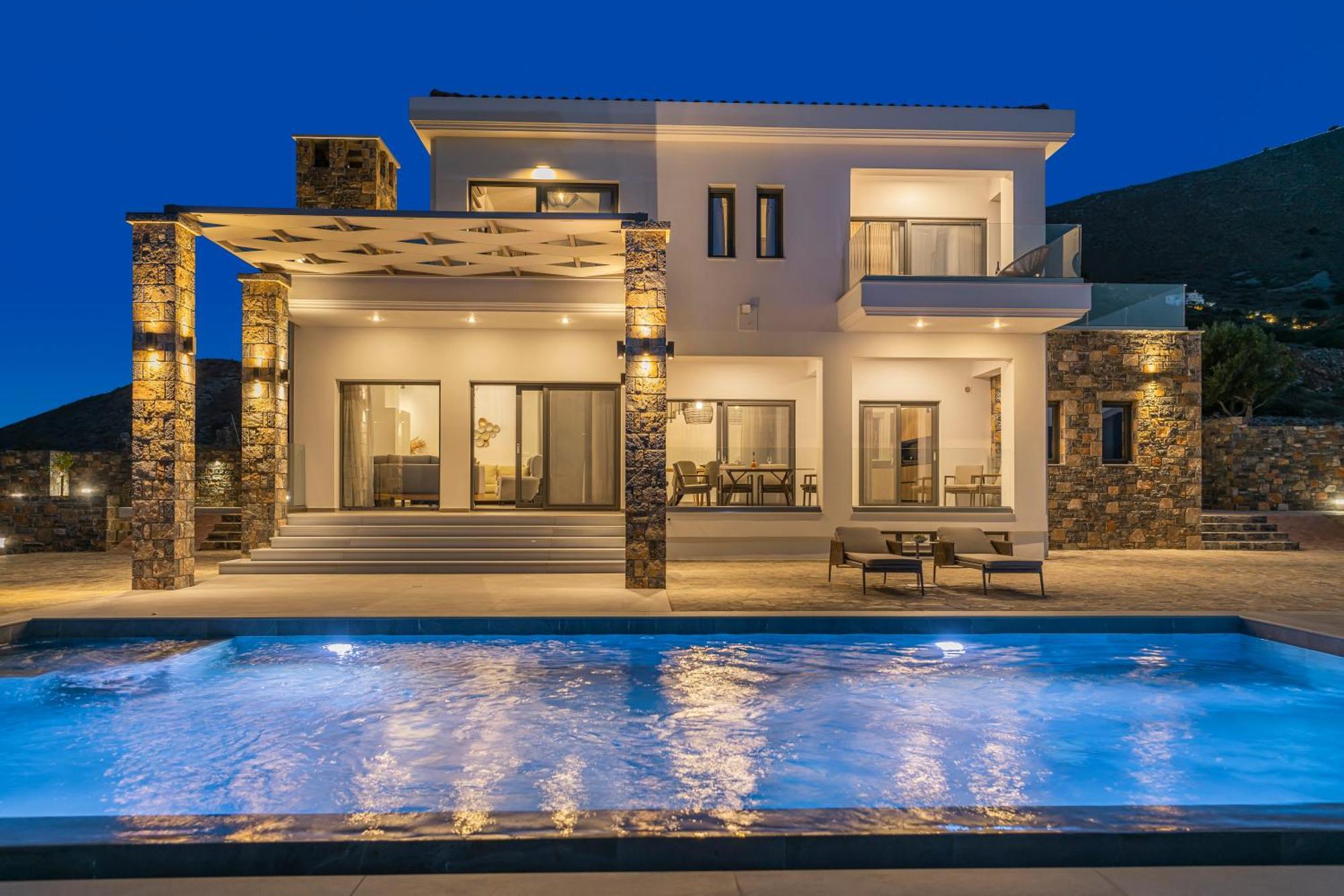 Sole Mare Luxury With Sea View & Private Pool In Villa Elounda (Crete)