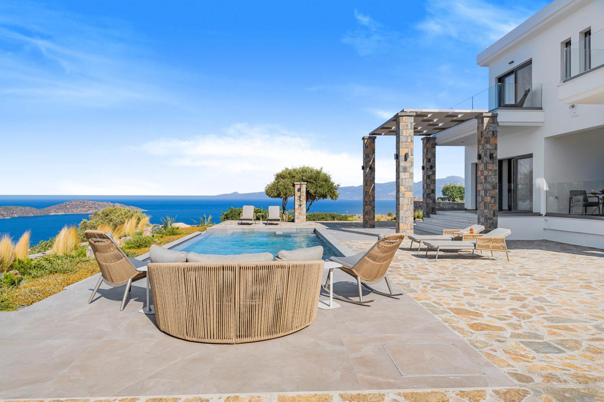 Sole Mare Luxury With Sea View & Private Pool In * Elounda (Crete)