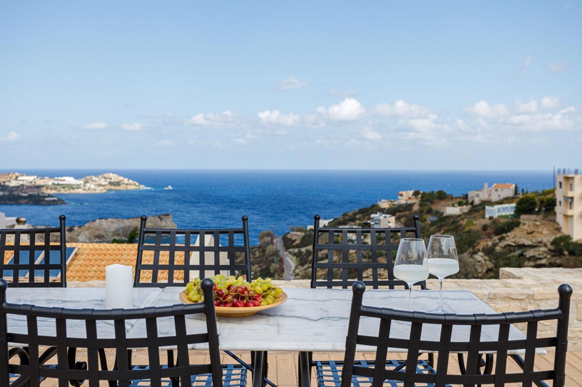 Villa Europa In Crete With Pool Amazing Seaview Ligaria (Crete)
