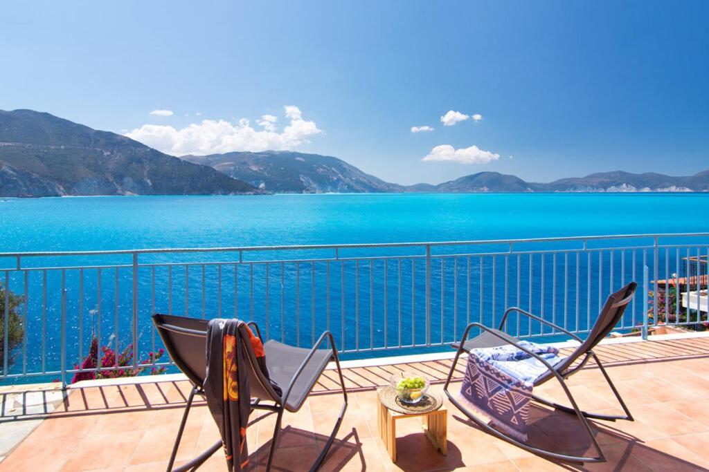 Villa Luxury Seafront Villas, Kefalonia, 100m & Center, 4 Stars Services, Parking - Near Myrtos - Fiskardo Asos