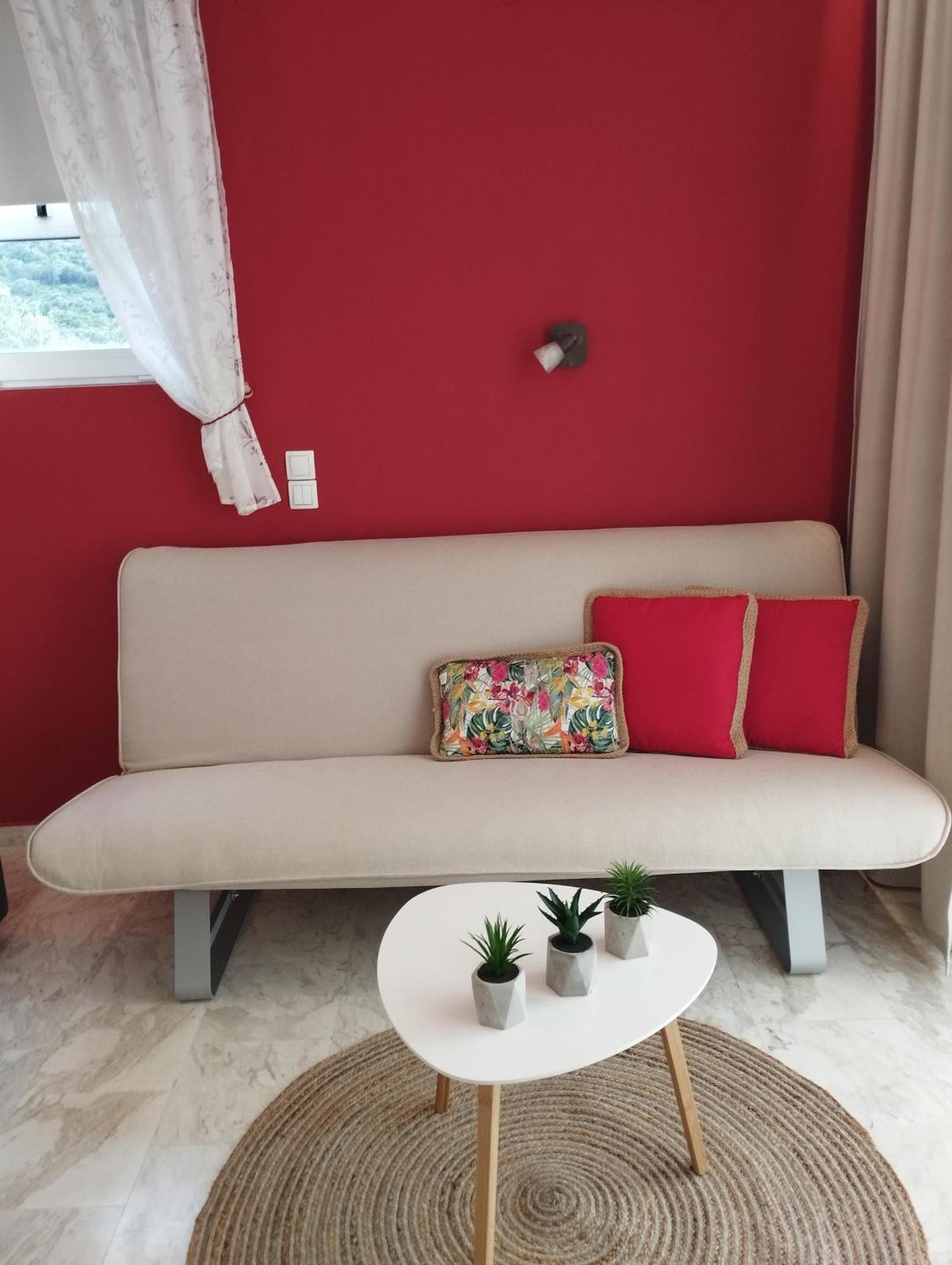 Apartment Ilektra Blue & Red Plataria