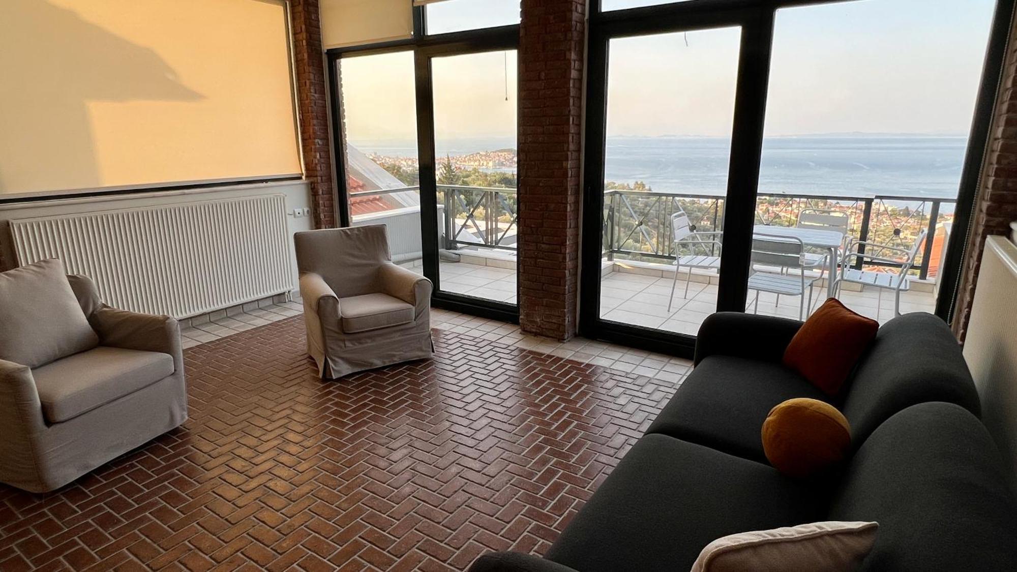 Modern Overlooking Villa Mytilene
