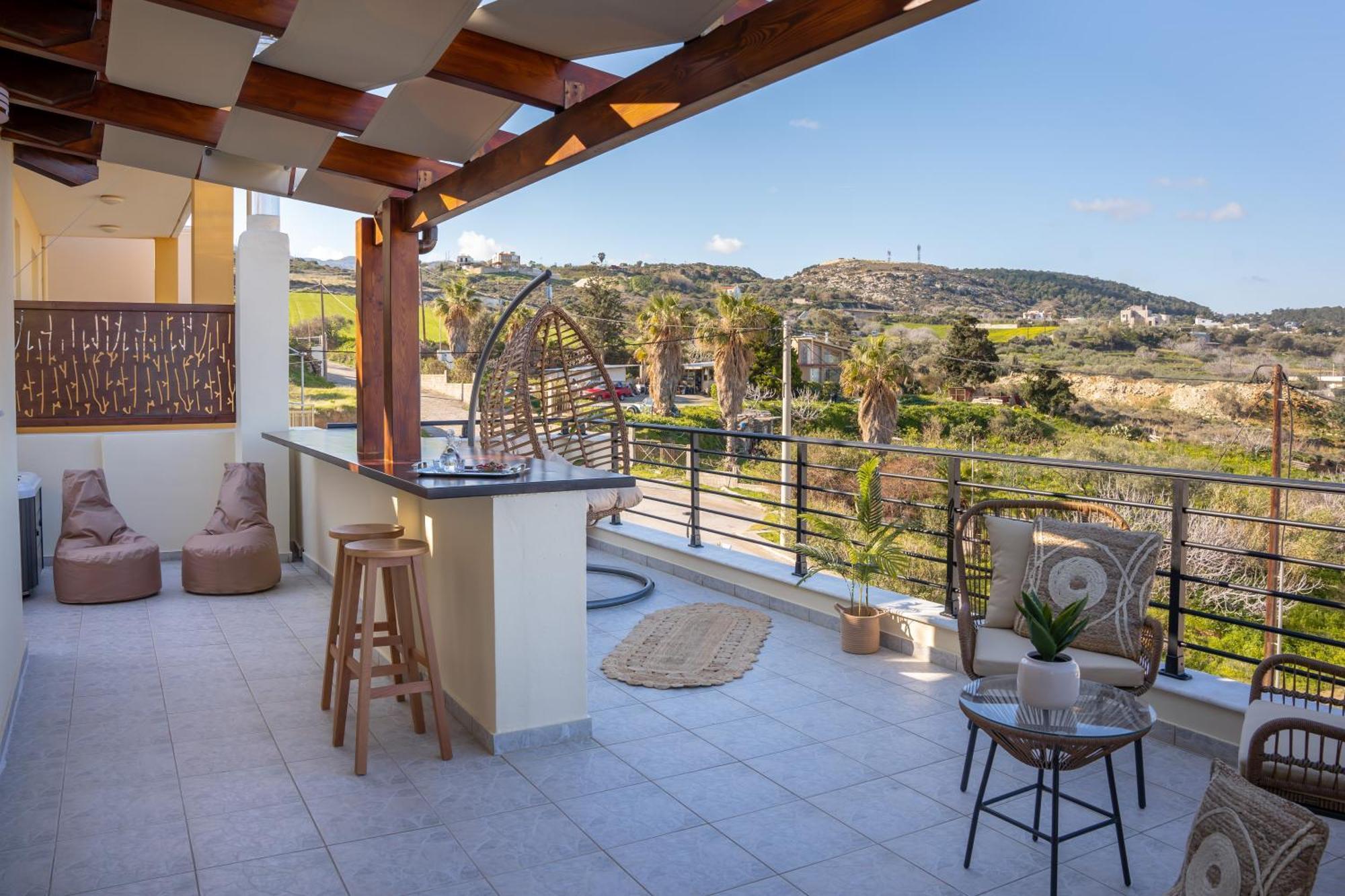 Michalis With Outdoor Jacuzzi * Rethymno (Crete)