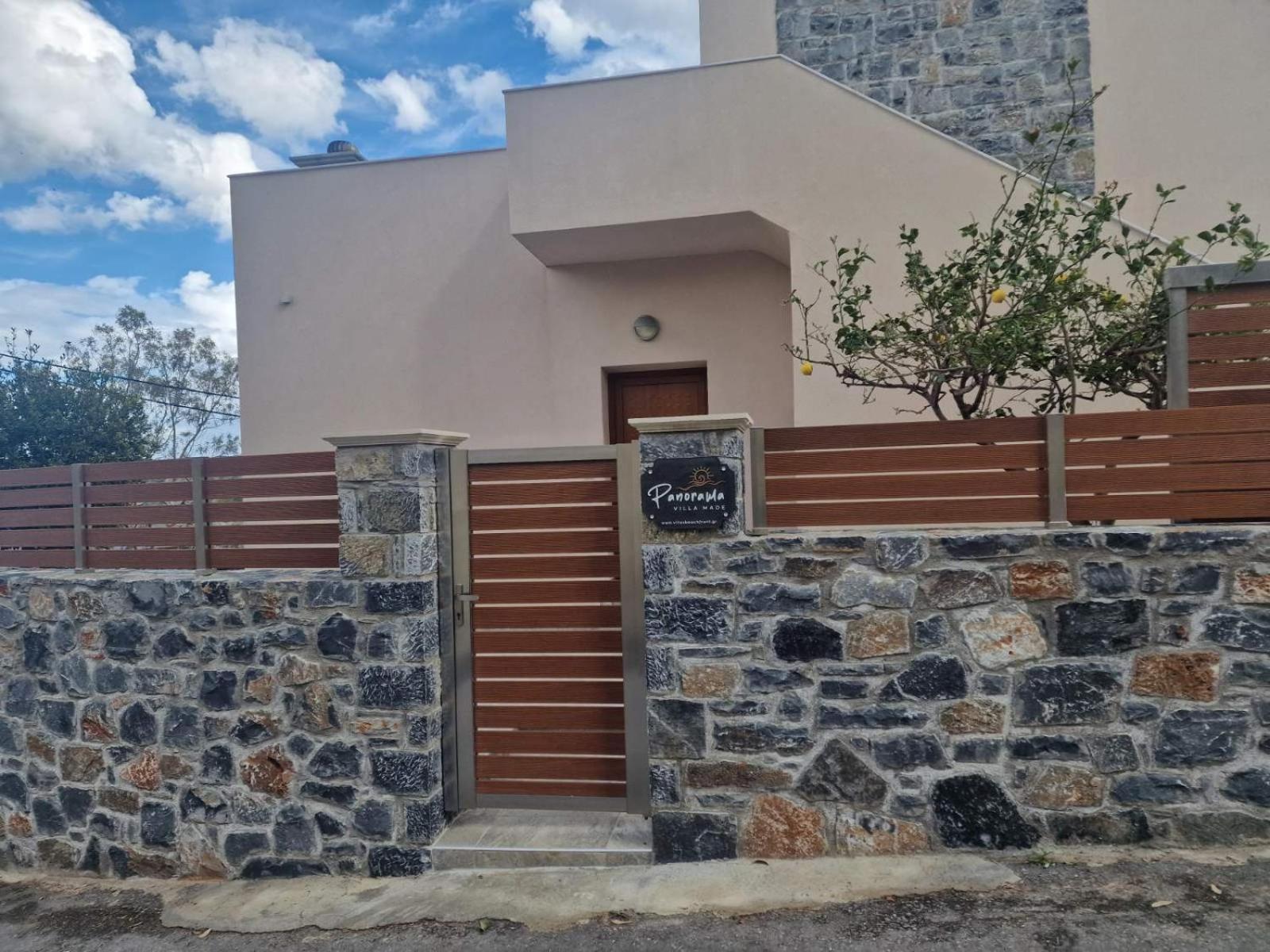 Sea Front Panorama Private Pool Agia Pelagia (Crete)