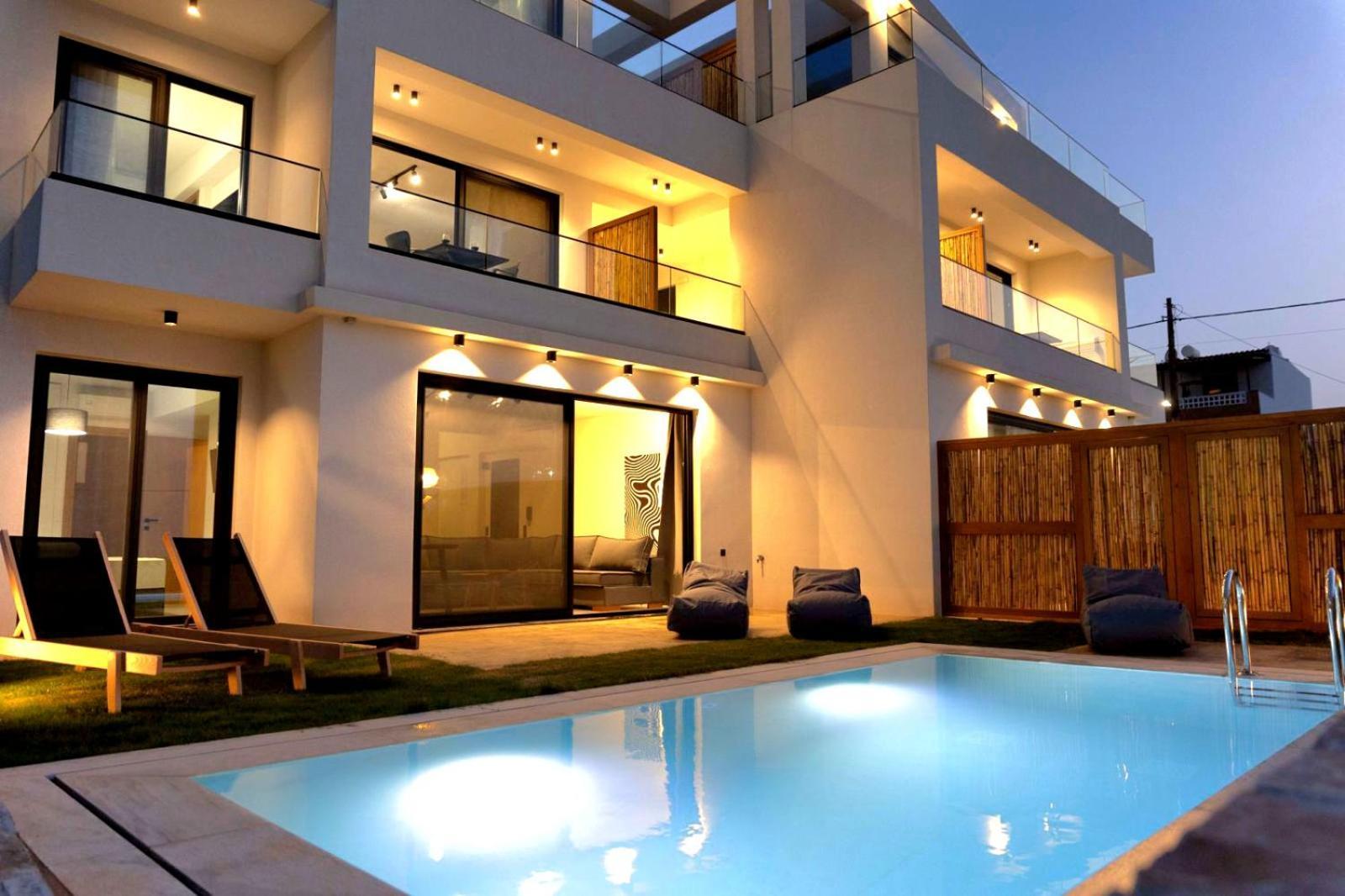 Destino Deluxe Sea View With Private Pool * Gournes Gouvon