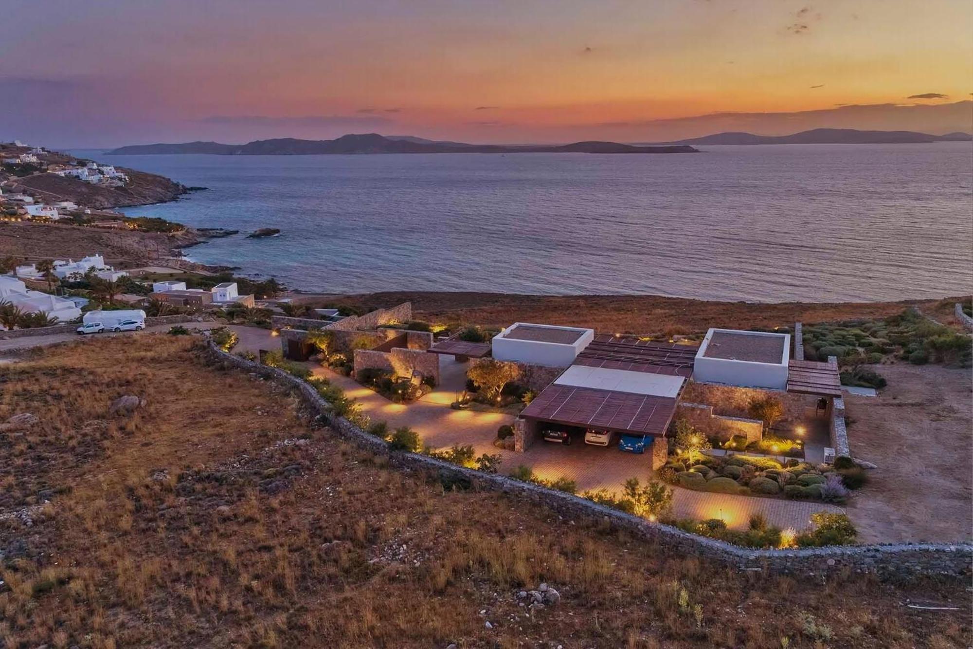 Majestic Mykonos Villa 5 Bedrooms Villa Shannon Private Infinity Pool Sensational Sea Views Agios Ioannis * Ornos (Mykonos)