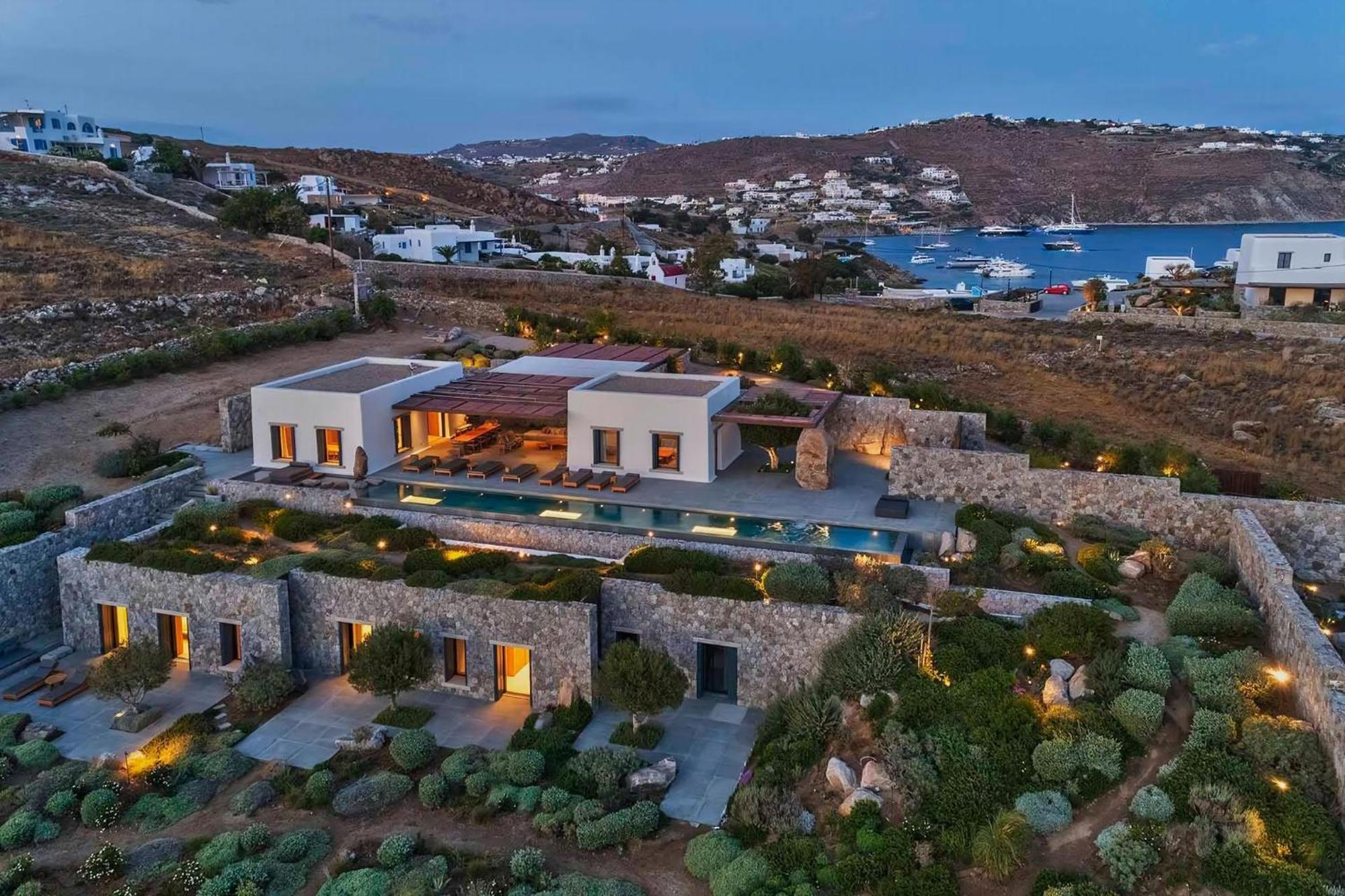 Villa Majestic Mykonos Villa 5 Bedrooms Villa Shannon Private Infinity Pool Sensational Sea Views Agios Ioannis