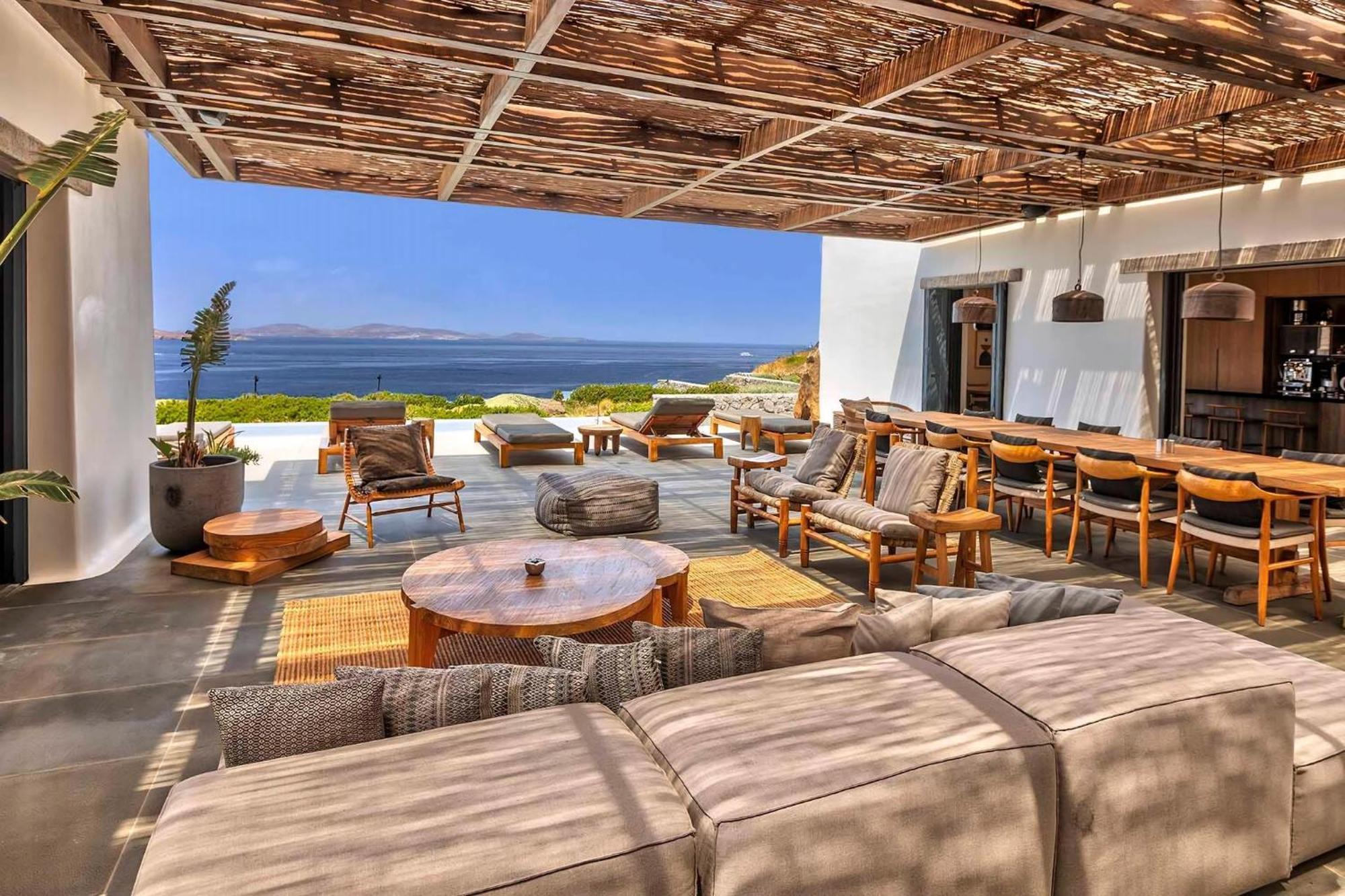 Villa Majestic Mykonos Villa 5 Bedrooms Villa Shannon Private Infinity Pool Sensational Sea Views Agios Ioannis *