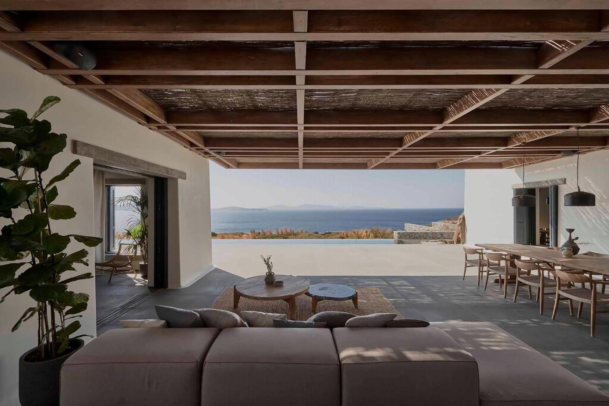 Majestic Mykonos Villa 5 Bedrooms Villa Shannon Private Infinity Pool Sensational Sea Views Agios Ioannis Ornos (Mykonos)