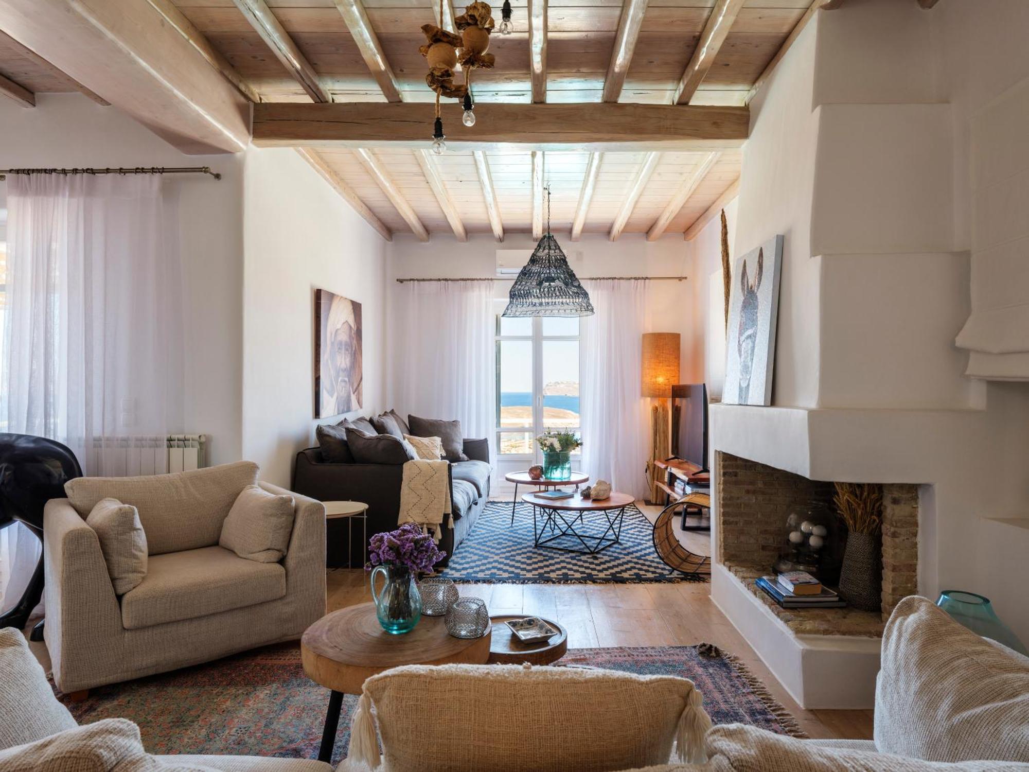 Villa Cosset Bohochic Sea&harbourview And Sunset By One-villas Ornos (Mykonos)