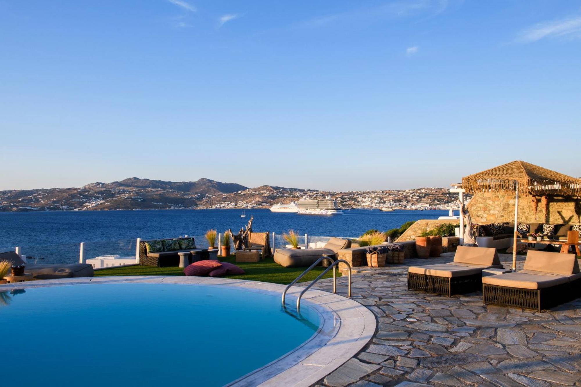 Cosset Bohochic Sea&harbourview And Sunset By One-villas Ornos (Mykonos)