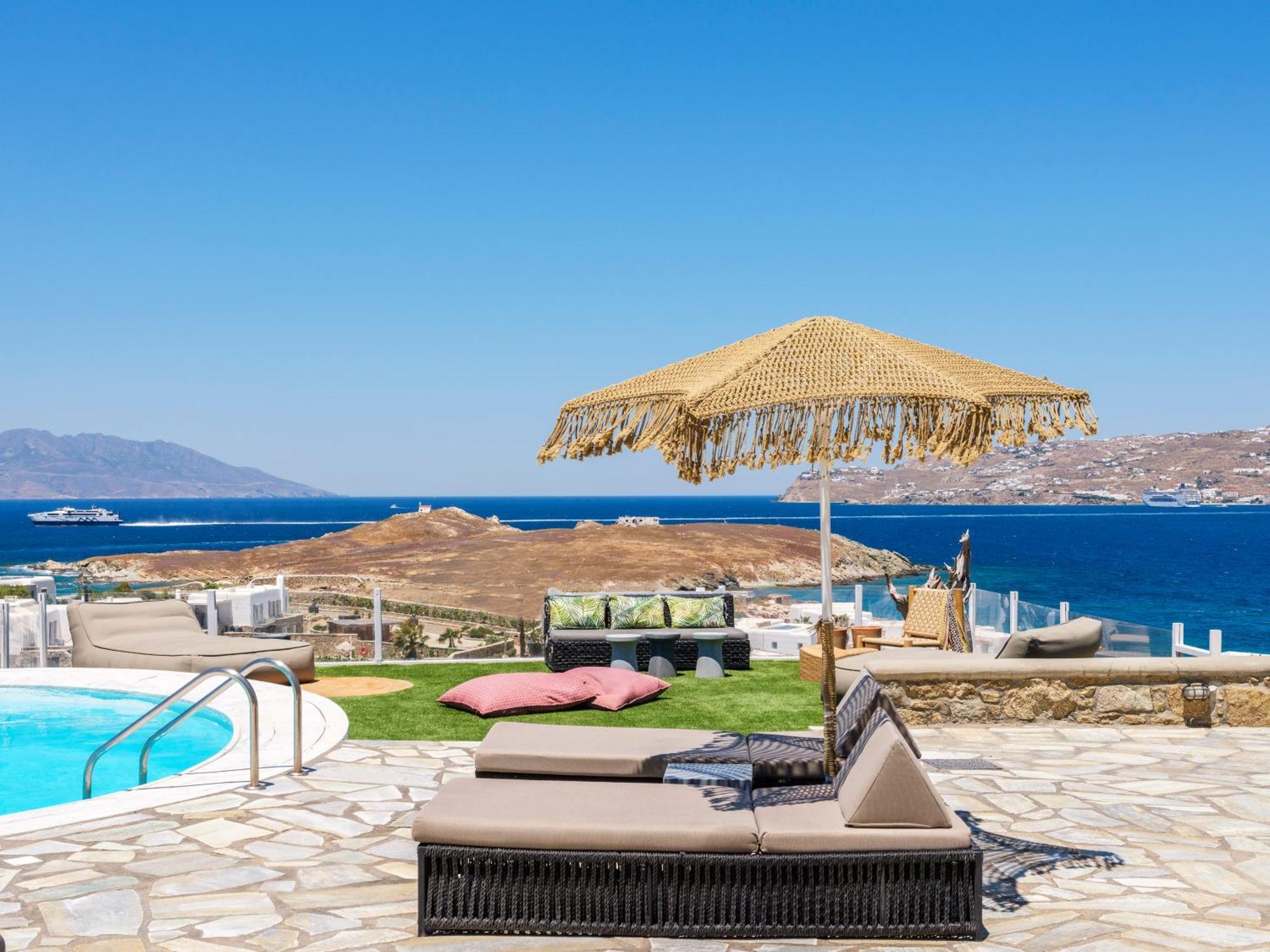 Villa Cosset Bohochic Sea&harbourview And Sunset By One-villas Ornos (Mykonos)