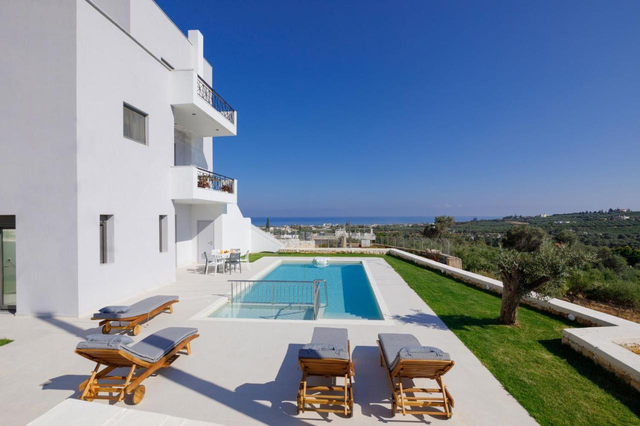 Tilio - New With Private Pool 1400m From The * Rethymno (Crete)