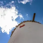 Old Windmill In Triandaros Village