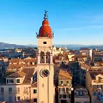 Spacious Maisonette - Roof Top View Of Corfu Port