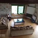 Villa Sklithro In The Heart Of The Forest With Magnificent View Of The Sea Just 10 Minutes From It