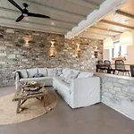 Villa Cactilia In Punda Beach Paros For 8 With Private Pool
