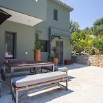Villa Arkoudi With Sea View Pink Pong Table Field Of Petanque And Cinema