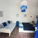 Cycladic House White And Blue In Kato Chora