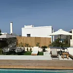 Minimal Blue Apartment With Sunset View In Paros