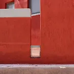 Red Beachfront Apartment