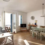 Grand Blue Balcony Island House