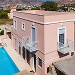 Villa Zoi With Sunset & Sea Views In Poseidonia, Syros