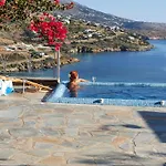 Andros Private Villa Overlooking The Blue Aegean Sea