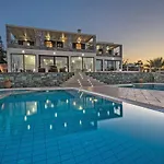 Sea Views At Villa Anemomylos With Heated Pool, Ping Pong And Tennis